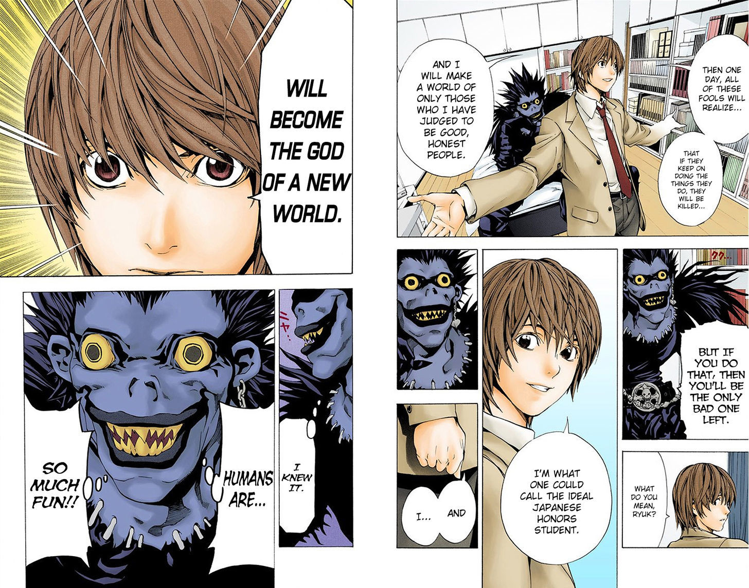 Death Note - Another Note - Los Angeles Bb Renzoku Satsujin Jiken (Novel) - Vol.1 Chapter 1 : Boredom (Official Color Scans)