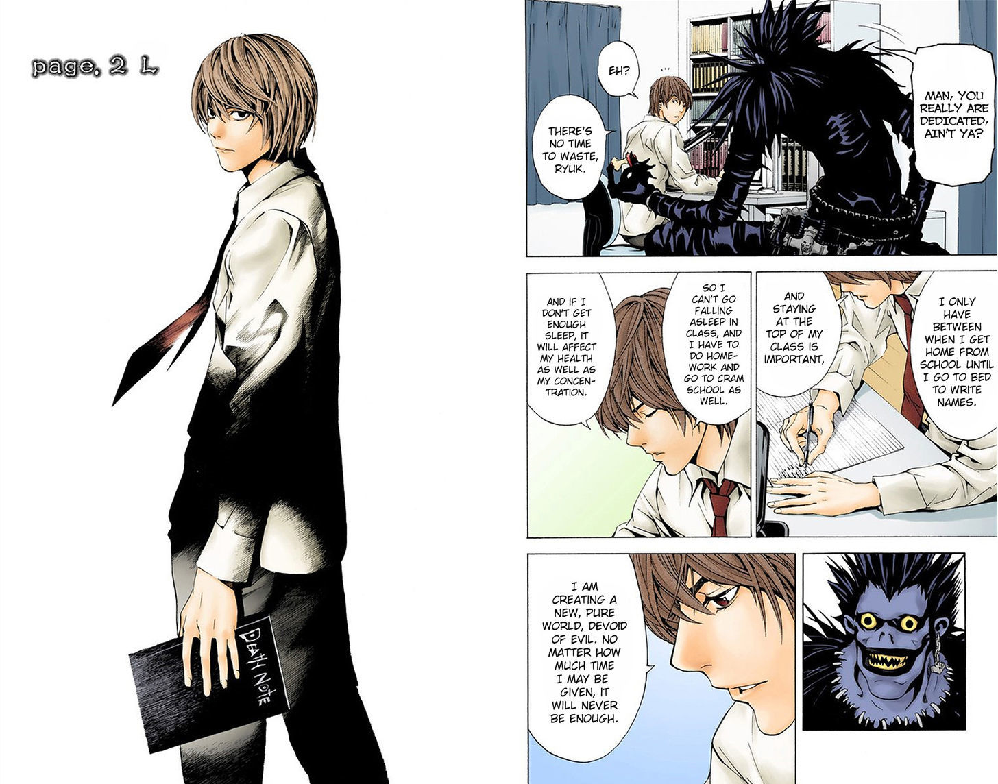 Death Note - Another Note - Los Angeles Bb Renzoku Satsujin Jiken (Novel) - Vol.1 Chapter 2 : L (Official Color Scans)