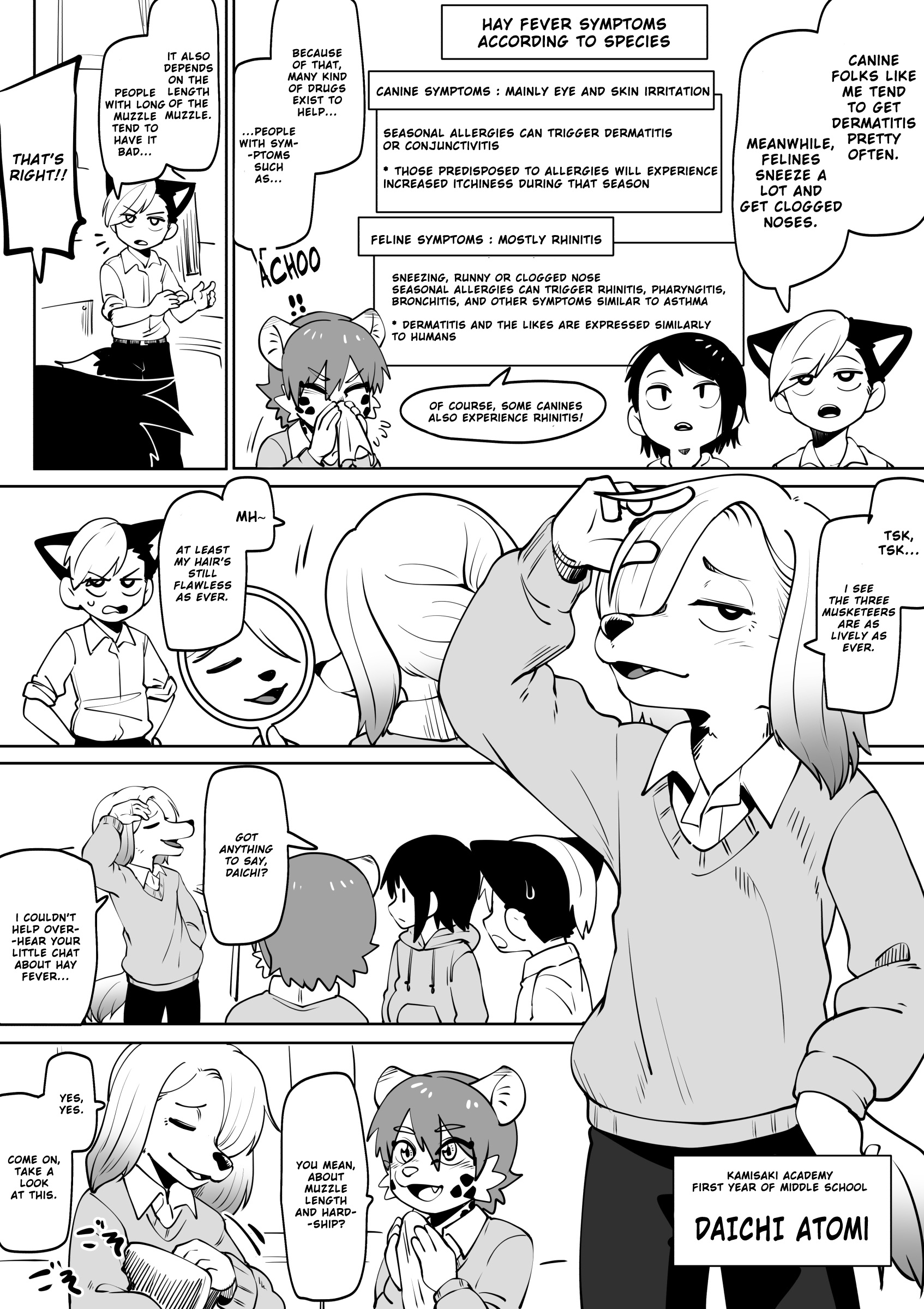 Kemono-Human School - Chapter 64: Pollen Story