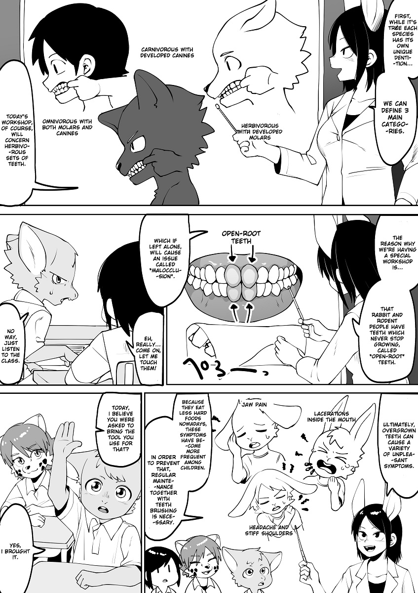 Kemono-Human School - Chapter 62: Teeth Story