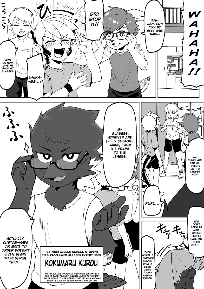 Kemono-Human School - Chapter 60: Glasses Story