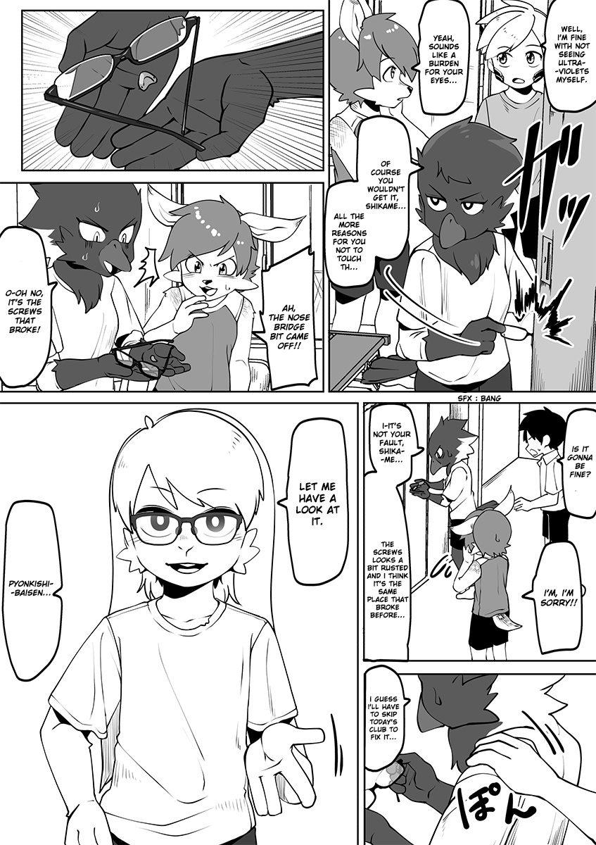 Kemono-Human School - Chapter 60: Glasses Story