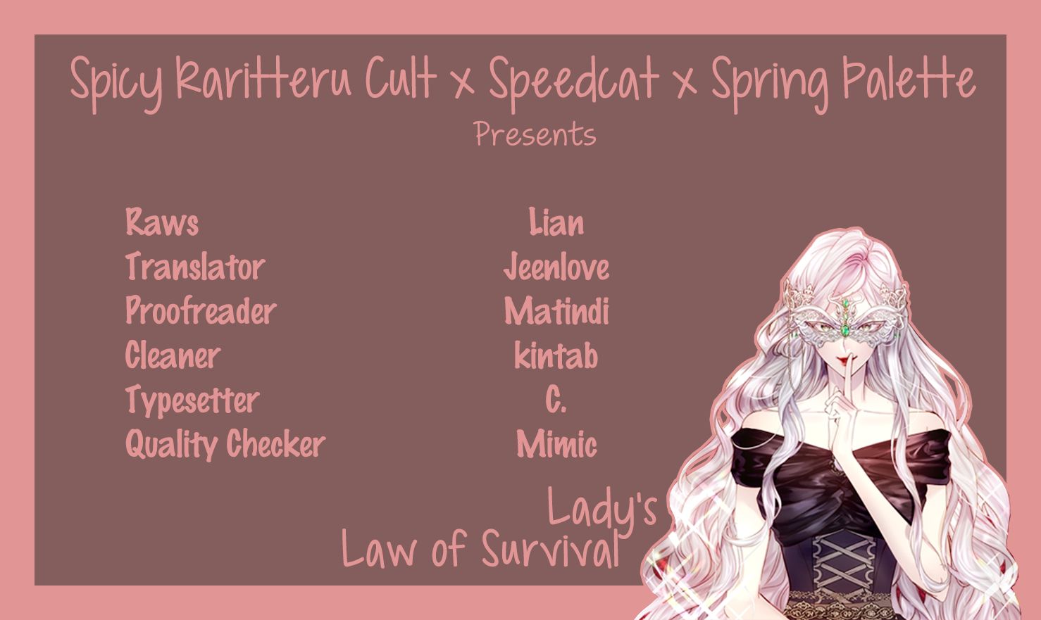 The Lady’s Law Of Survival - Chapter 4