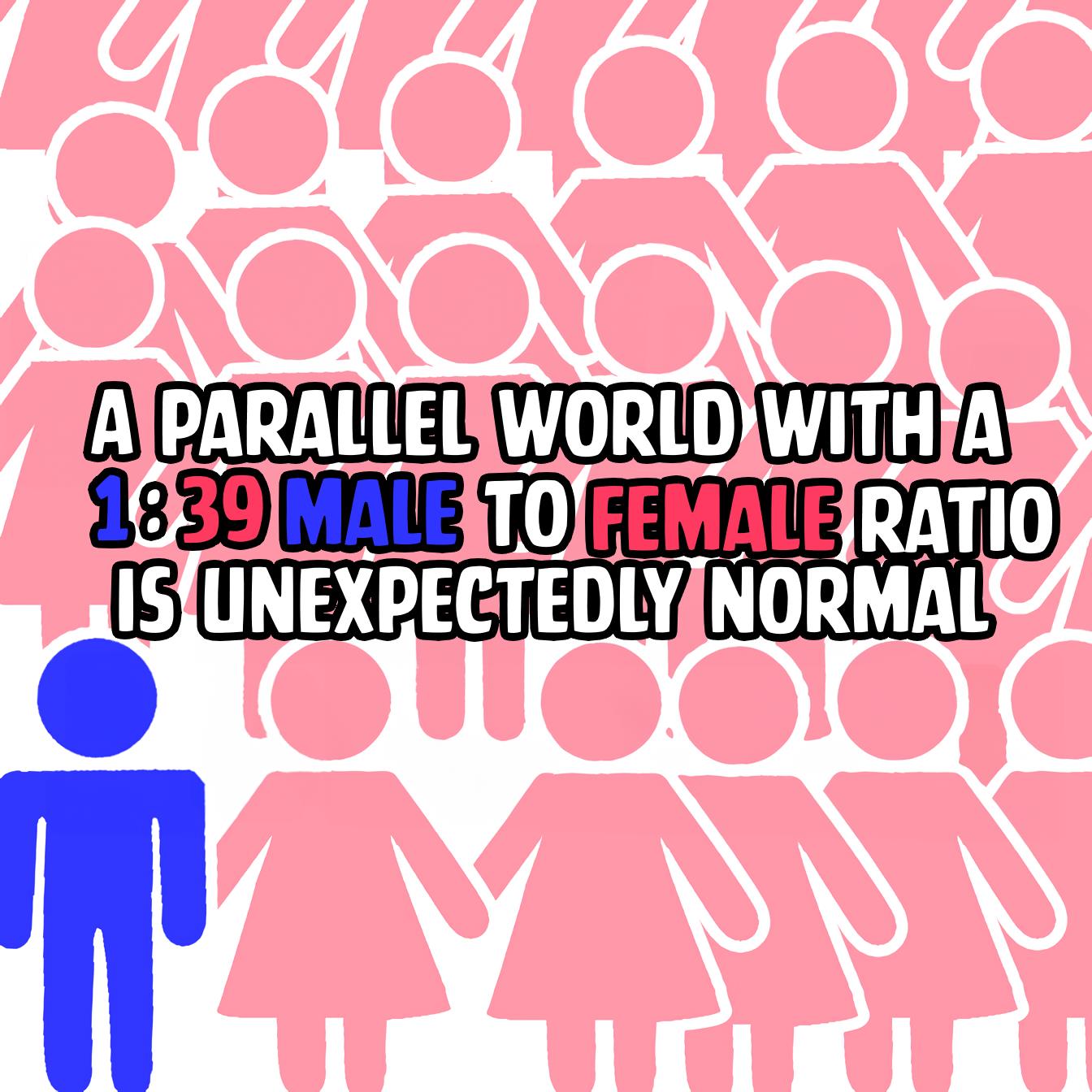 A Parallel World With A 1:39 Male To Female Ratio Is Unexpectedly Normal - Chapter 1