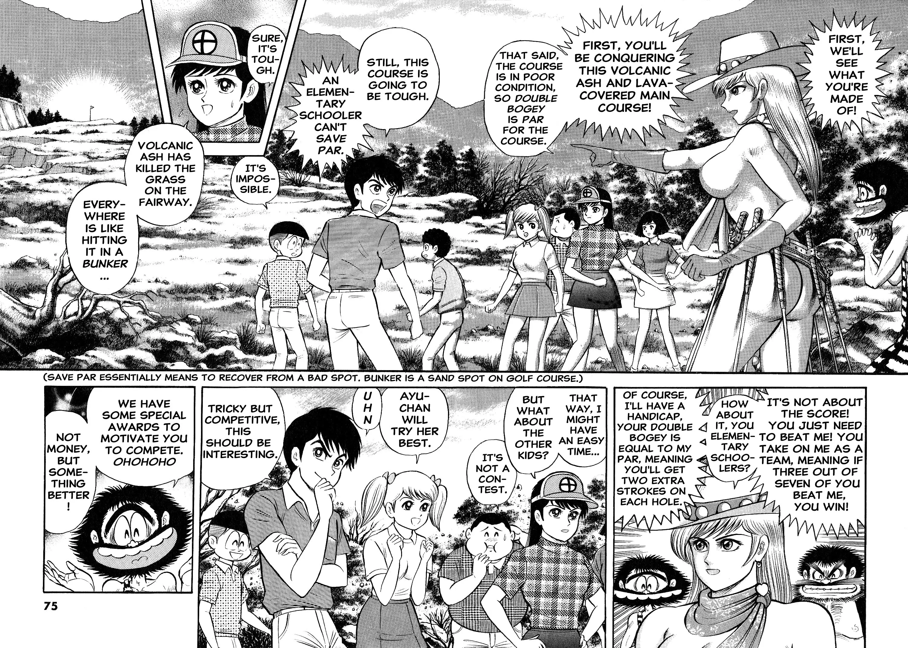 Shameless Golfer Jubei - Vol.1 Chapter 3: Hell's Double Burn Island Training