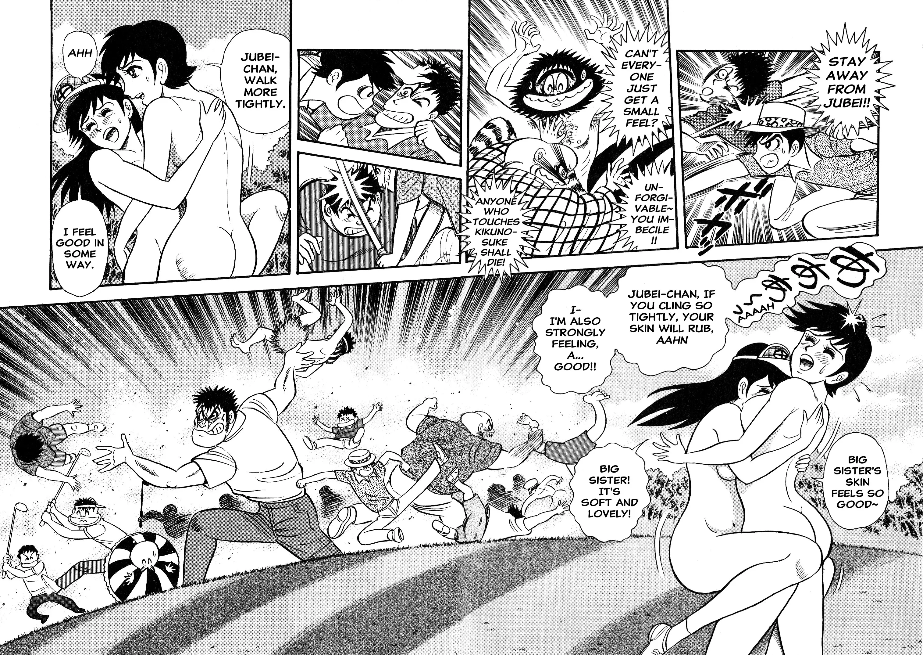 Shameless Golfer Jubei - Vol.1 Chapter 2: Shameless Vs. Abashiri