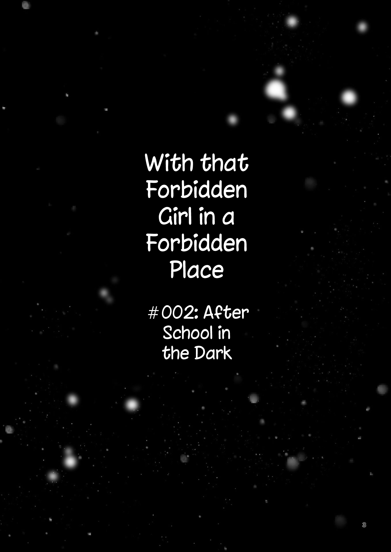 With That Forbidden Girl In A Forbidden Place - Vol.1 Chapter 2: After School In The Dark