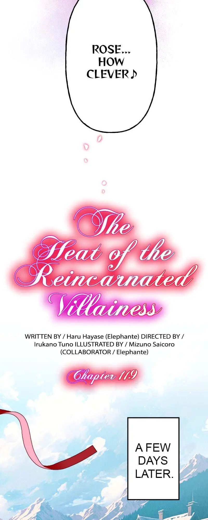 The Heat Of The Reincarnated Villainess - Chapter 119