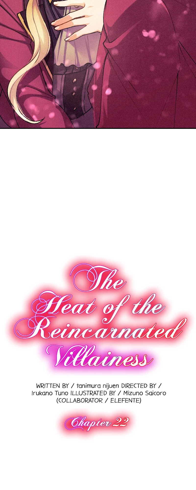 The Heat Of The Reincarnated Villainess - Chapter 22