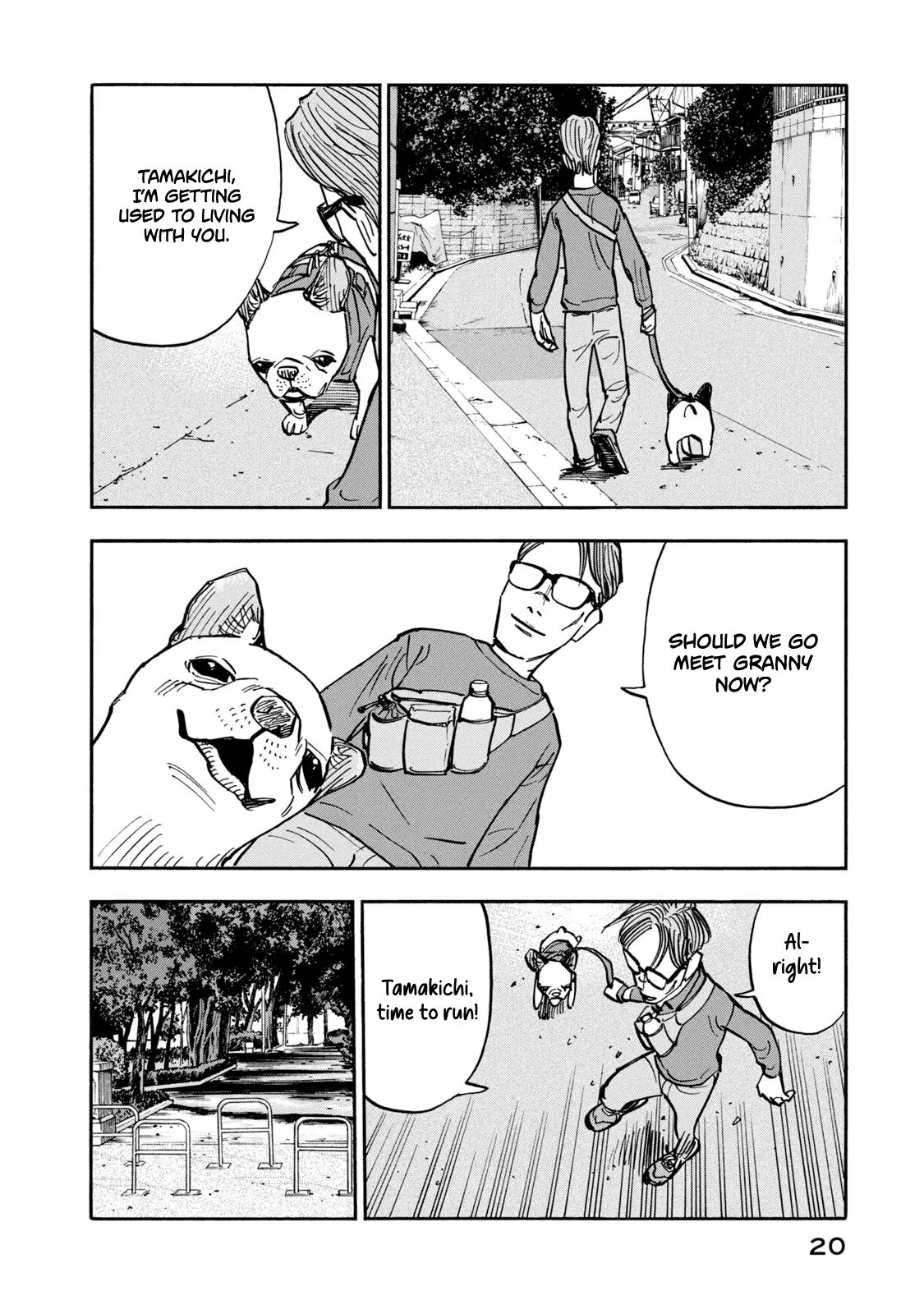 Dear Shimazaki In The Peaceful Land - Vol.3 Chapter 19: Dear Shimazaki Accompaned By Dogs