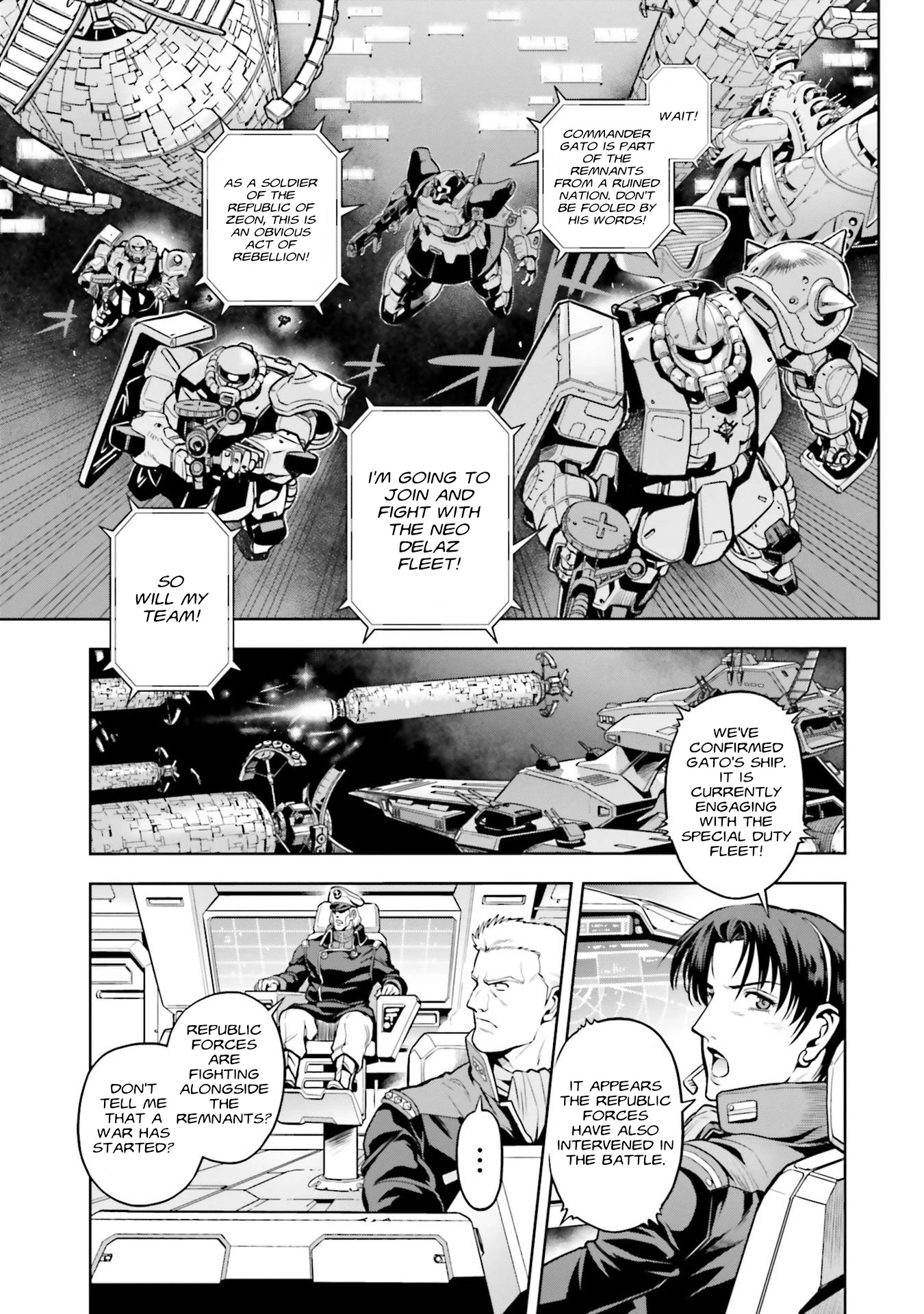 Kidou Senshi Gundam 0083 Rebellion - Chapter 96: For Our Homeland