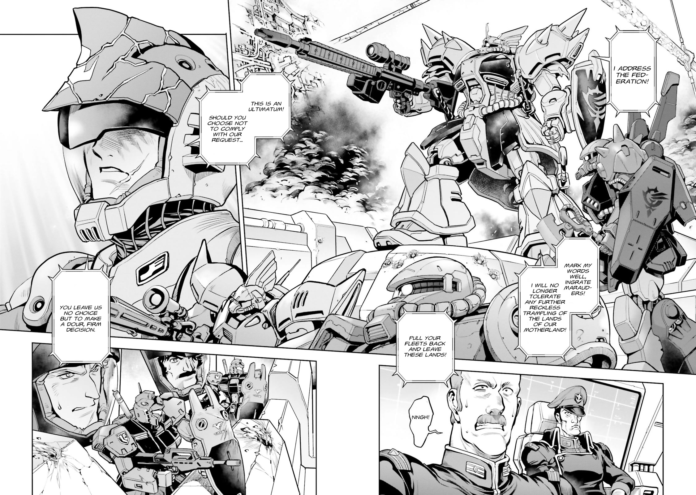 Kidou Senshi Gundam 0083 Rebellion - Chapter 96: For Our Homeland