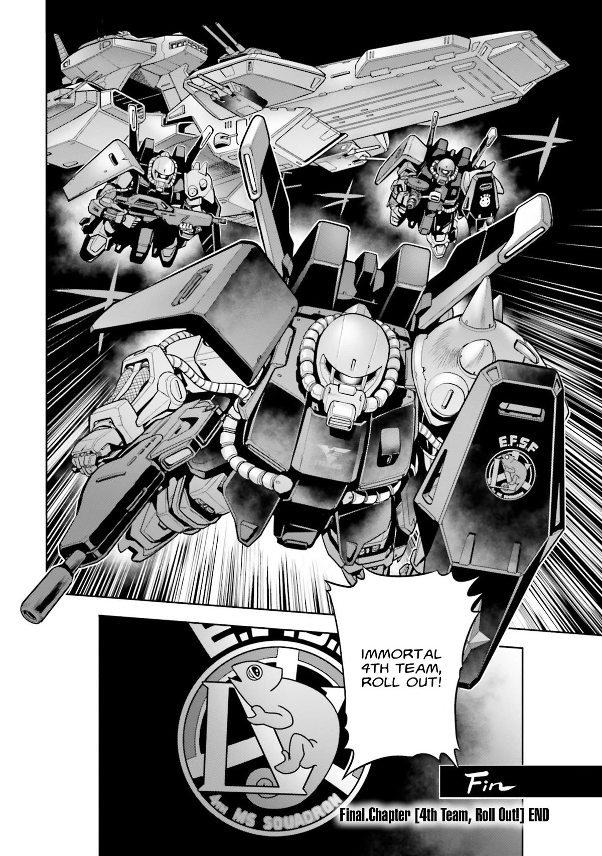 Kidou Senshi Gundam 0083 Rebellion - Chapter 104: 4Th Team, Roll Out! [End]