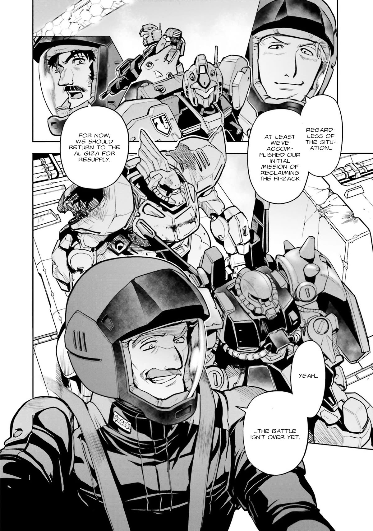 Kidou Senshi Gundam 0083 Rebellion - Chapter 100: Wounded Soldier