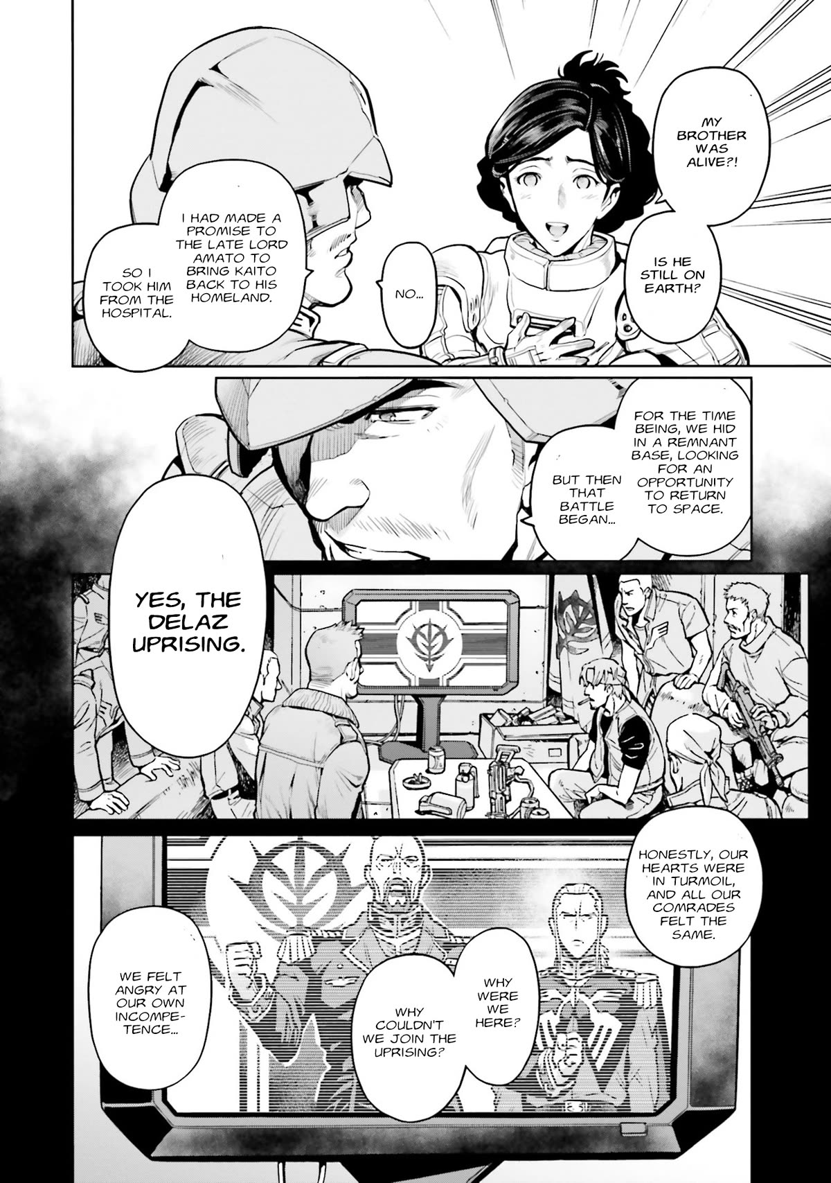 Kidou Senshi Gundam 0083 Rebellion - Chapter 100: Wounded Soldier