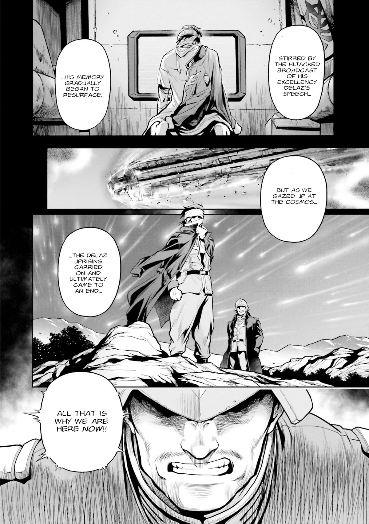 Kidou Senshi Gundam 0083 Rebellion - Chapter 100: Wounded Soldier