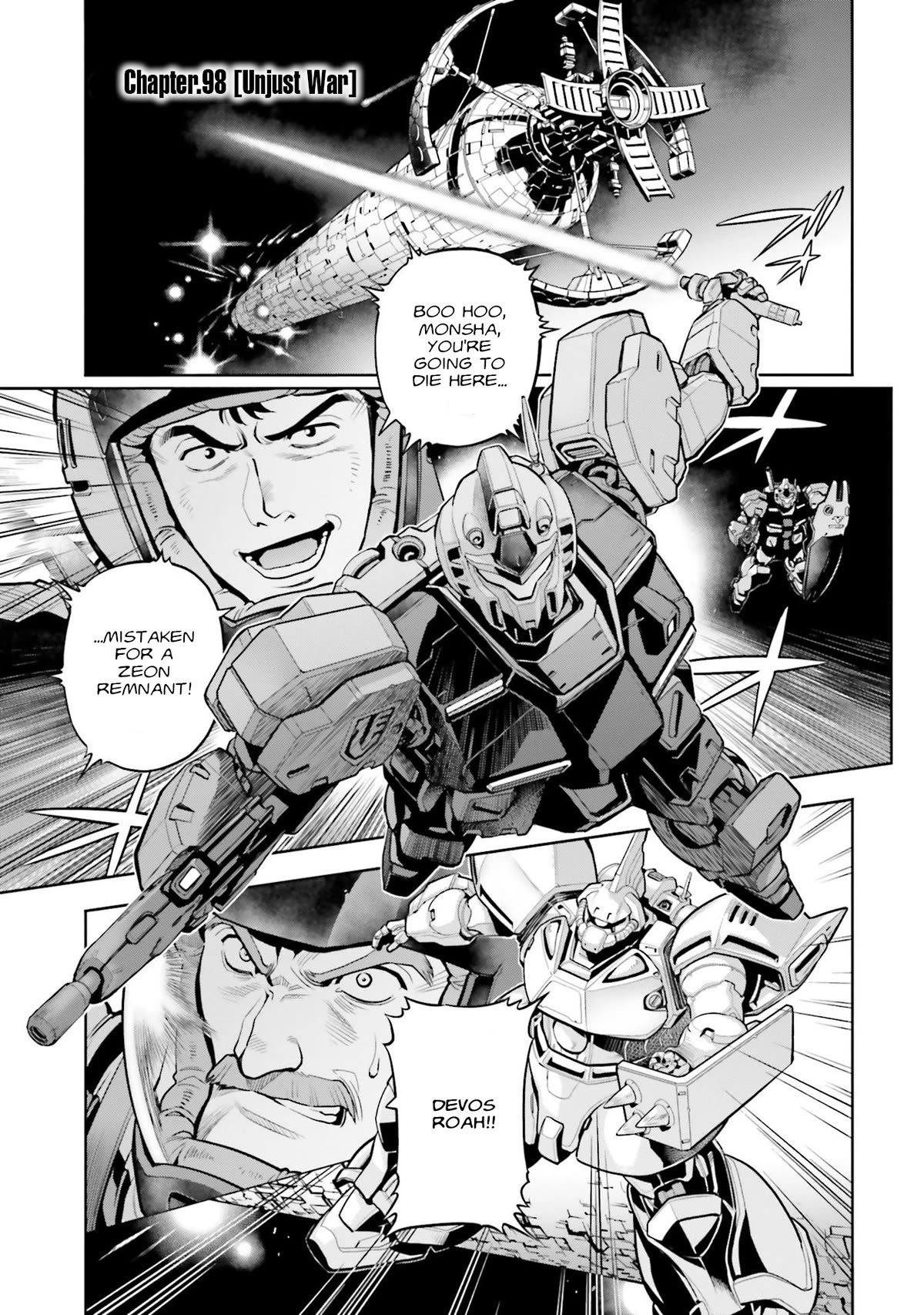 Kidou Senshi Gundam 0083 Rebellion - Chapter 98: Unjust War