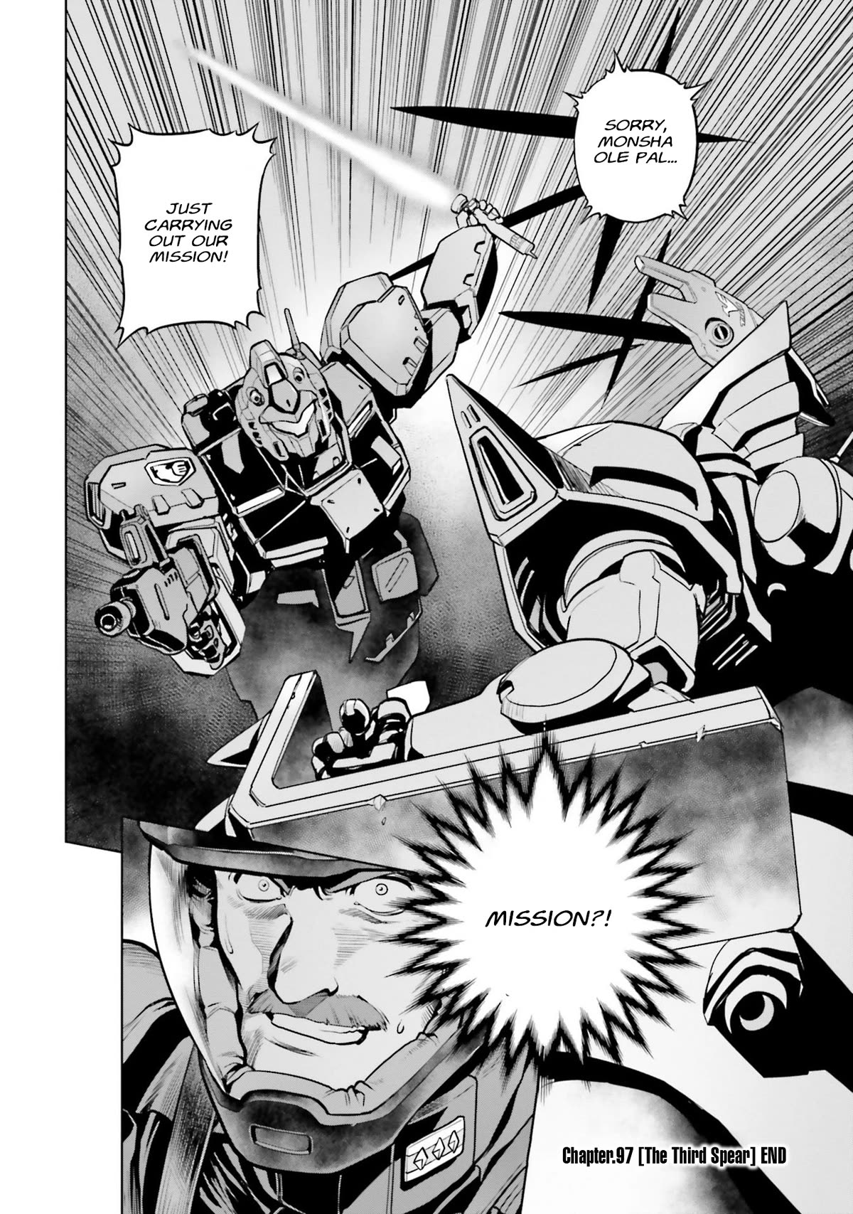 Kidou Senshi Gundam 0083 Rebellion - Chapter 97: The Third Spear