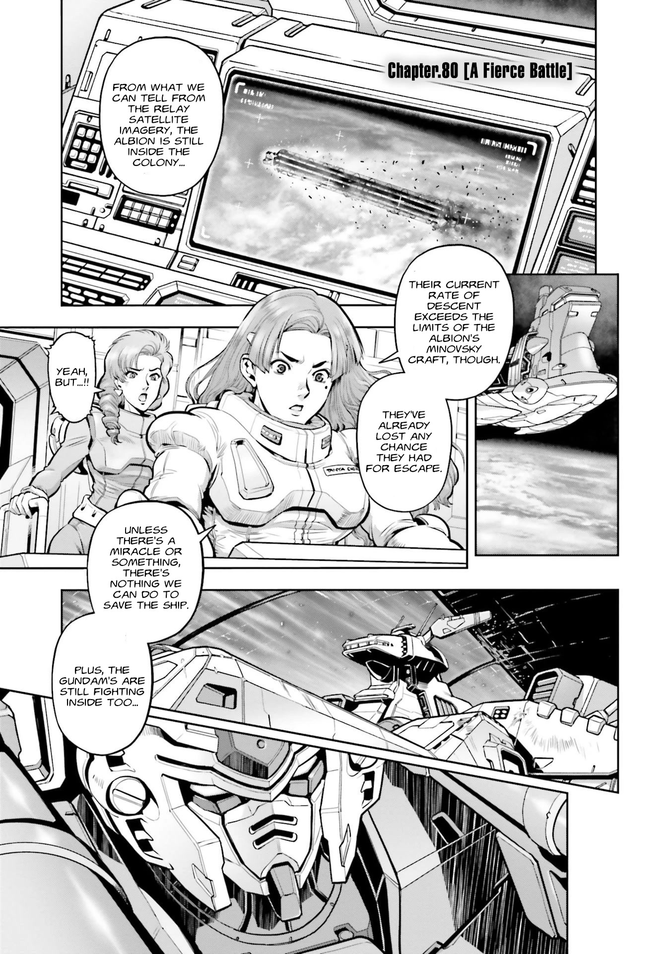 Kidou Senshi Gundam 0083 Rebellion - Chapter 80: A Fierce Battle