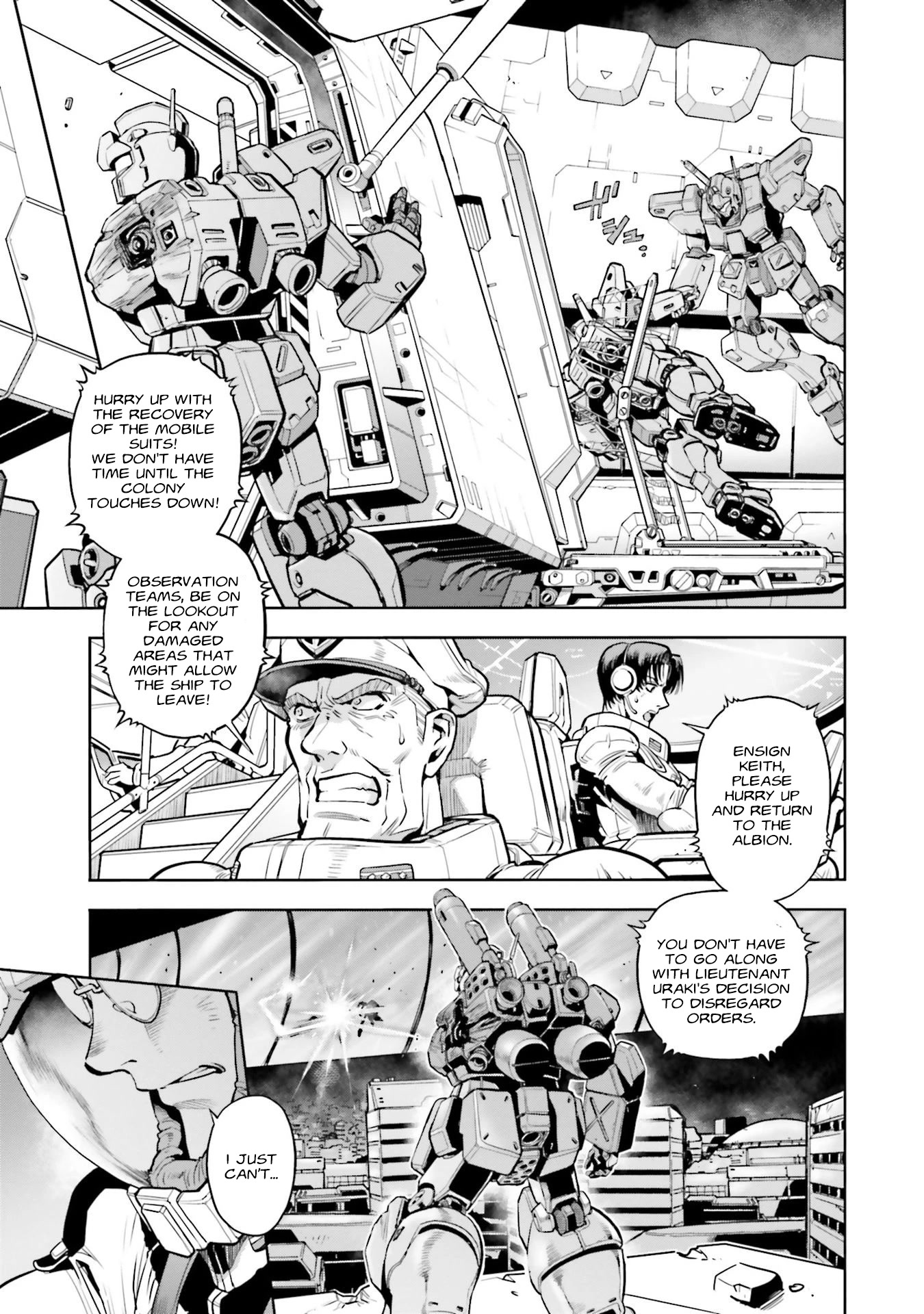 Kidou Senshi Gundam 0083 Rebellion - Chapter 80: A Fierce Battle