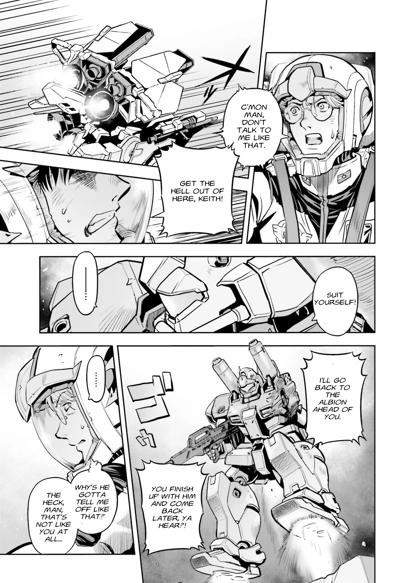 Kidou Senshi Gundam 0083 Rebellion - Chapter 80: A Fierce Battle