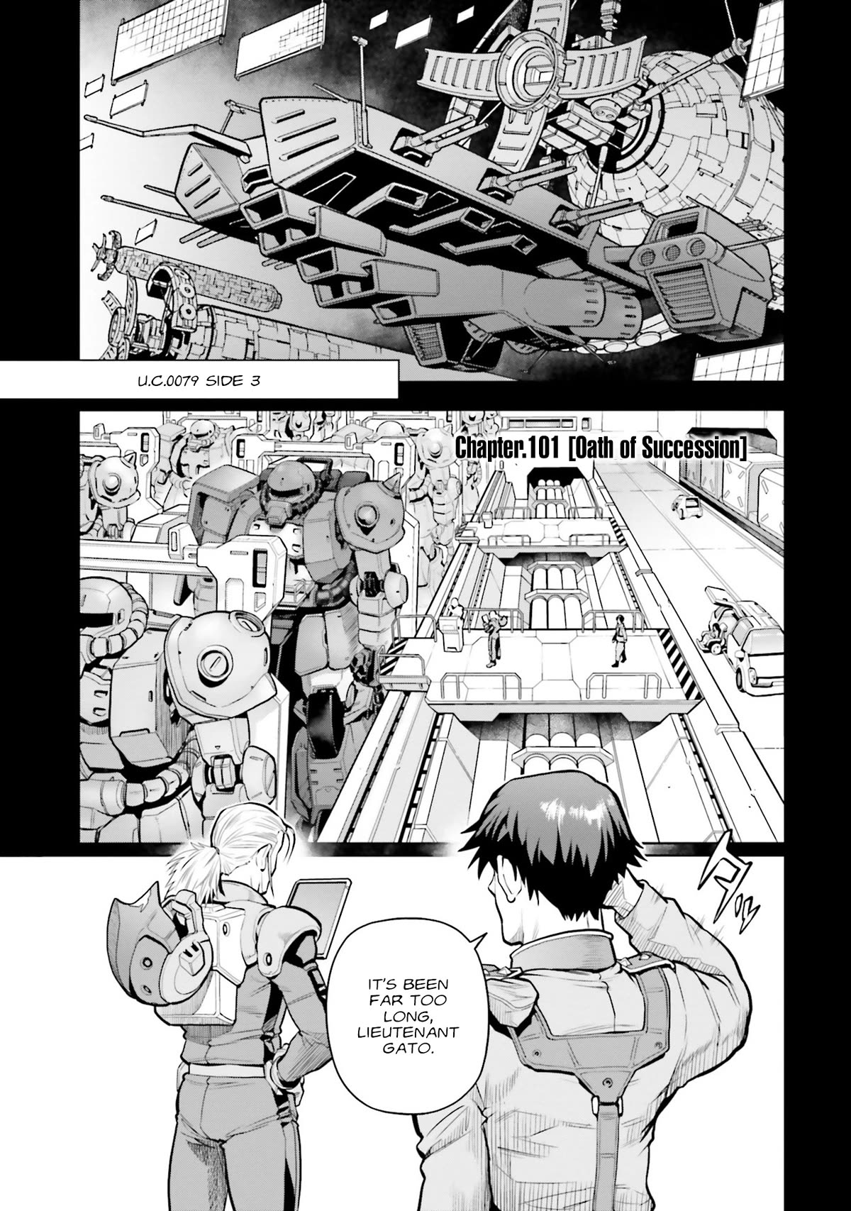 Kidou Senshi Gundam 0083 Rebellion - Chapter 101: Oath Of Succession