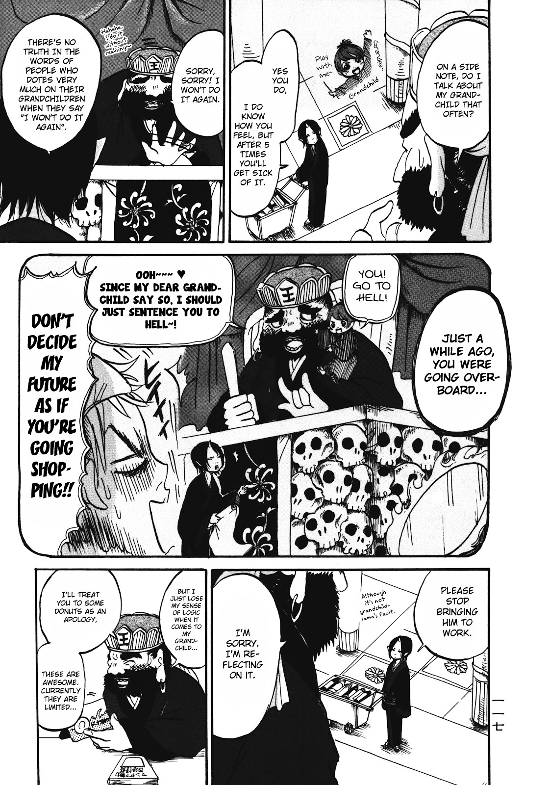 Hoozuki No Reitetsu - Vol.2 Chapter 12.2 : Sata 3: Idle Chats With King Enma