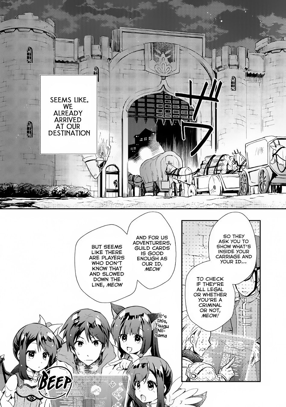 Nonbiri Vrmmoki - Chapter 28: Let's Go To The Next Town While Doing Bodyguard Job!