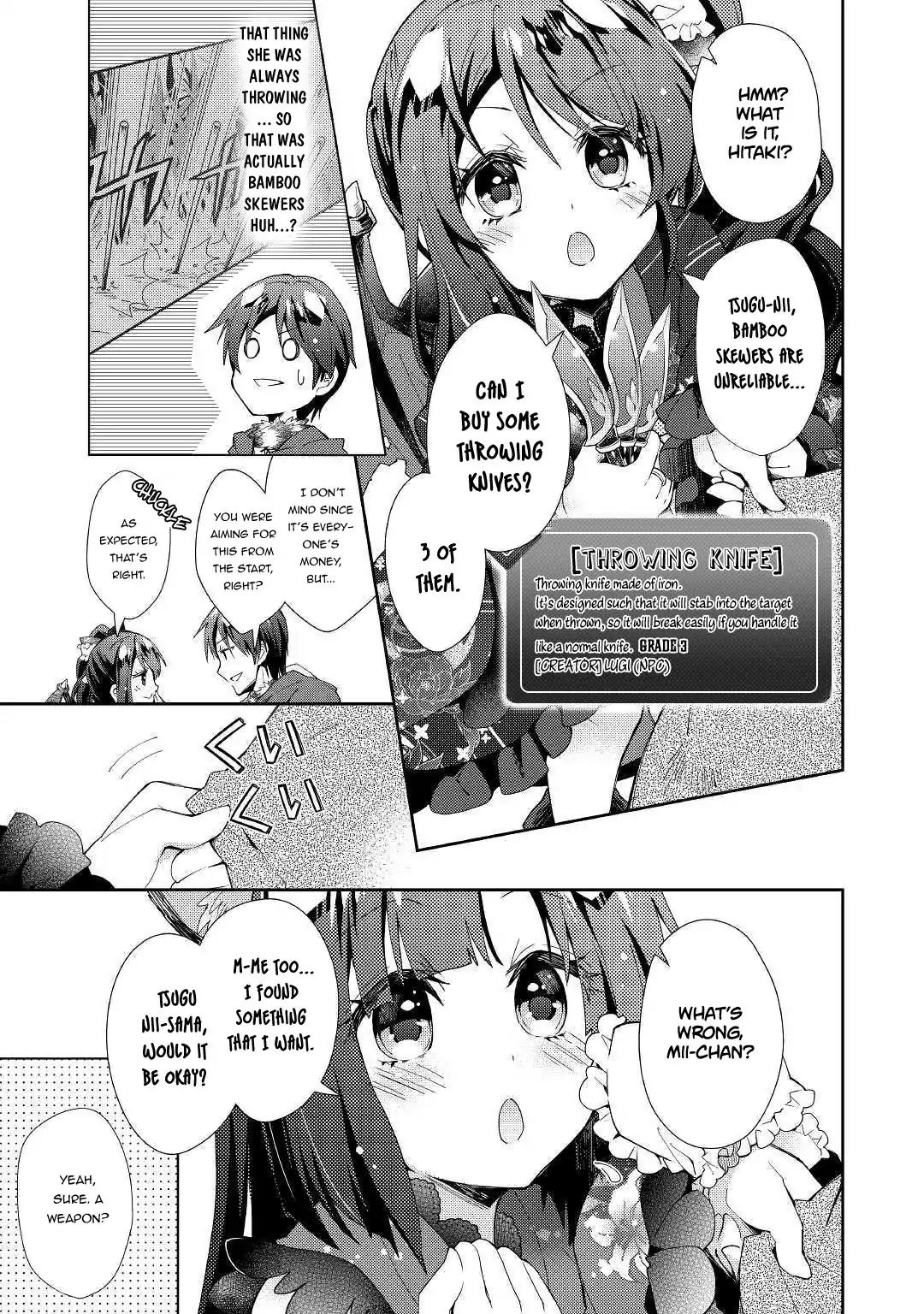 Nonbiri Vrmmoki - Chapter 35: Mei-Chan, Choosing A New Weapon