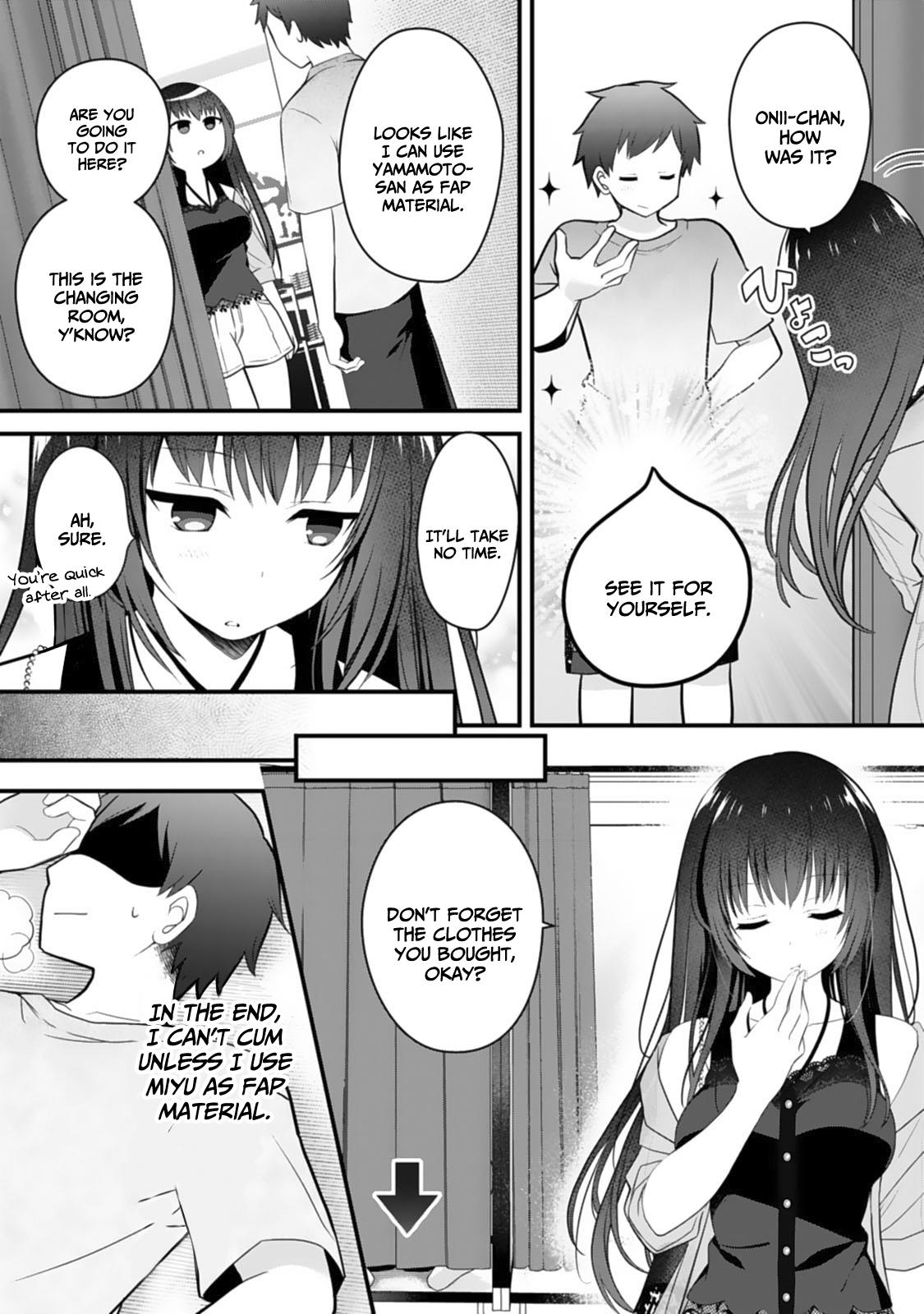 My Little Sister Is The Best Masturbation Material - Vol.1 Chapter 4