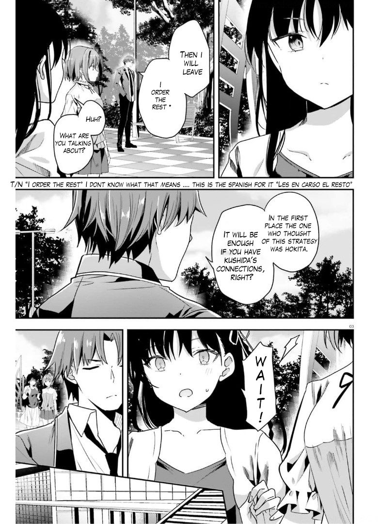 Youkoso Jitsuryoku Shijou Shugi No Kyoushitsu E - Chapter 63