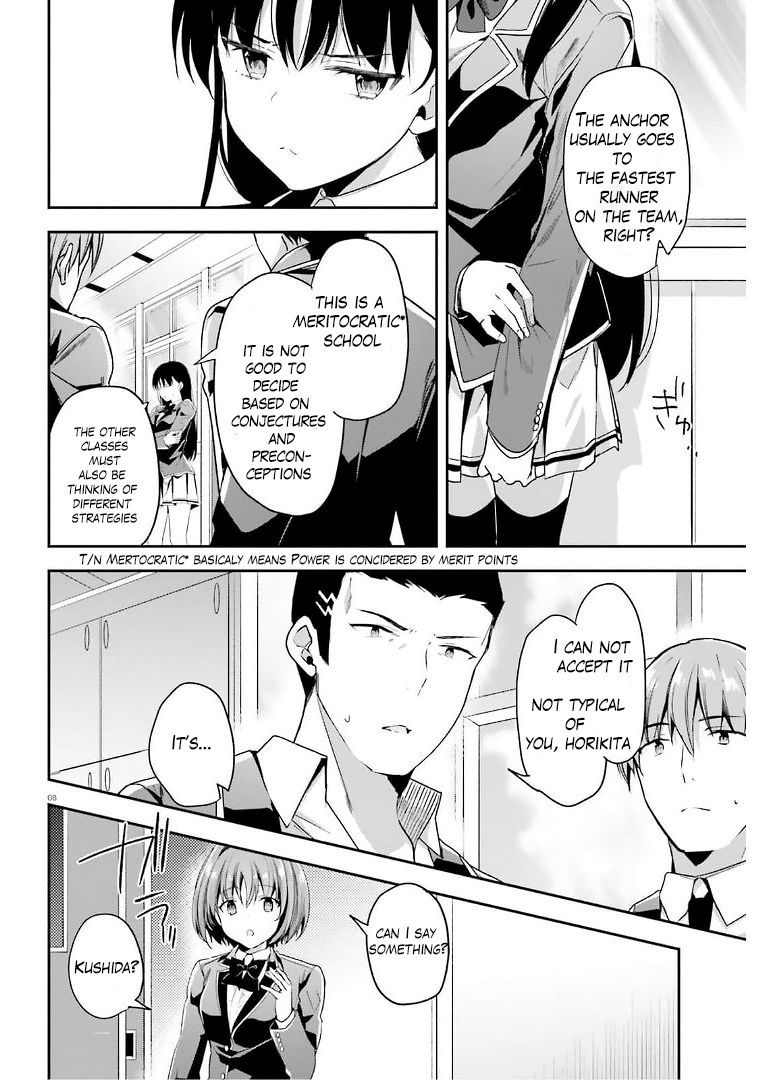 Youkoso Jitsuryoku Shijou Shugi No Kyoushitsu E - Chapter 63