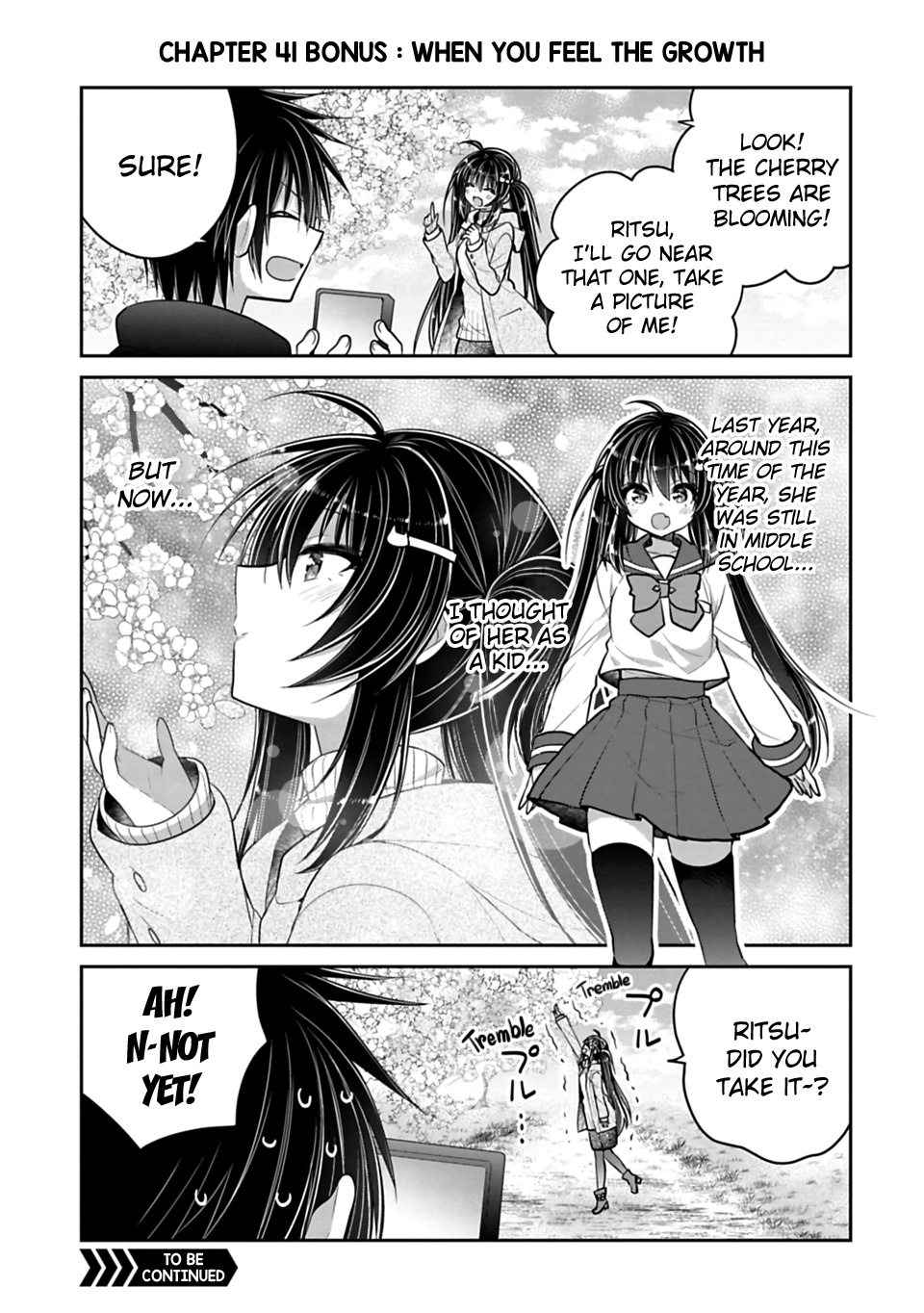 Siscon Ani To Brocon Imouto Ga Shoujiki Ni Nattara - Chapter 41.1: Omake: When You Feel The Growth