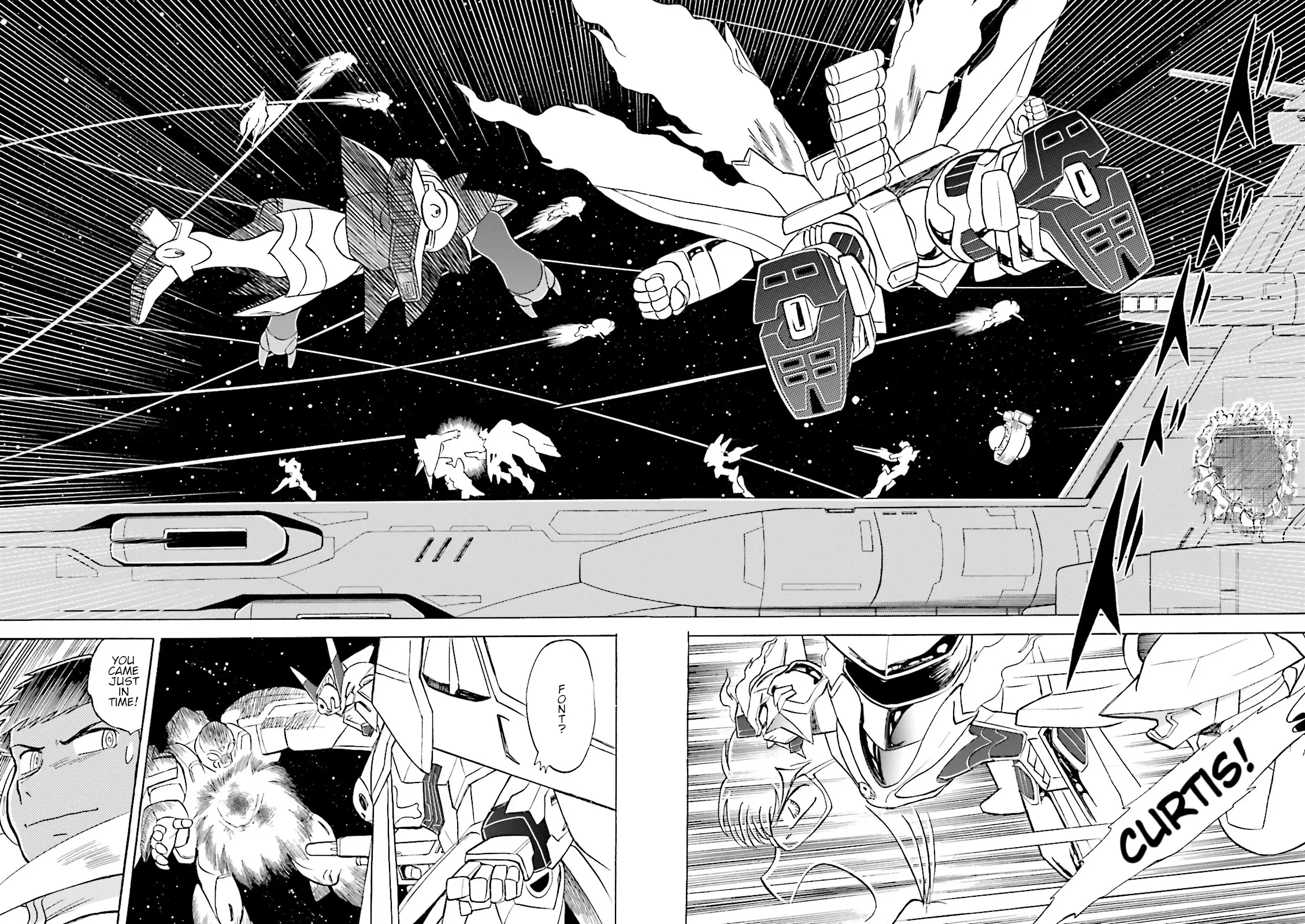 Kidou Senshi Crossbone Gundam Ghost - Vol.10 Chapter 43: The Jester Vs. The Golden King