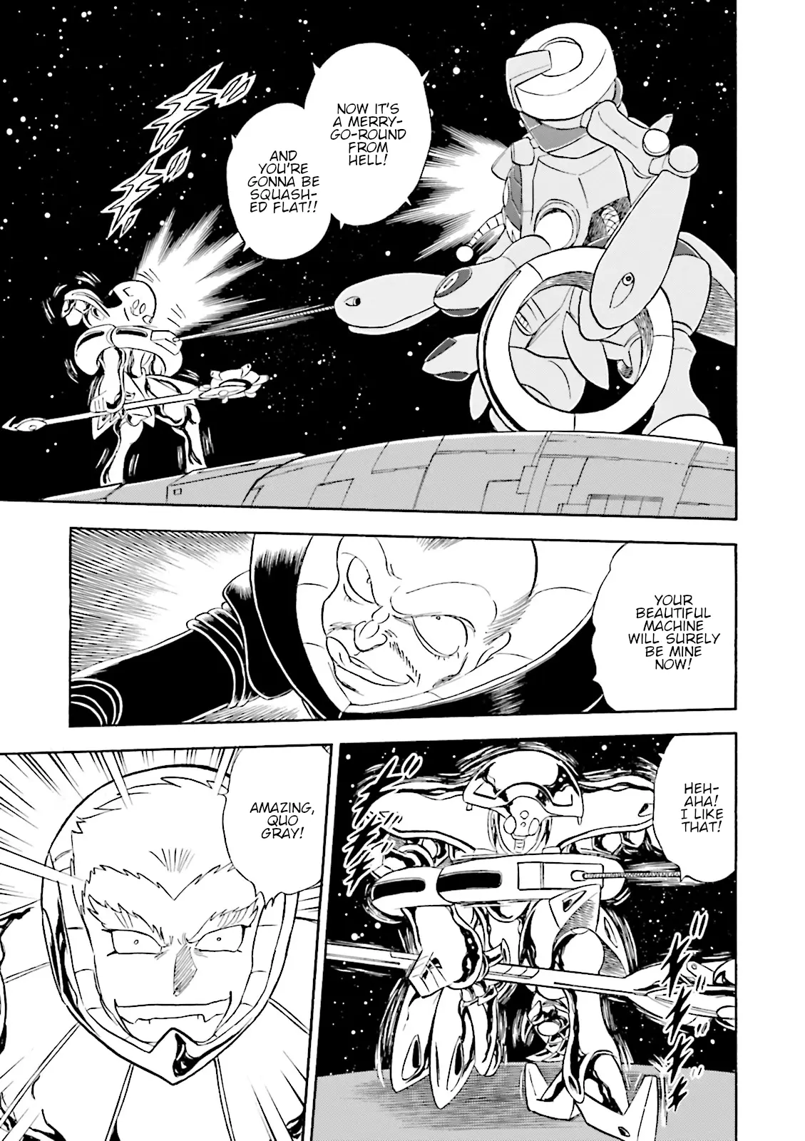 Kidou Senshi Crossbone Gundam Ghost - Vol.10 Chapter 43: The Jester Vs. The Golden King