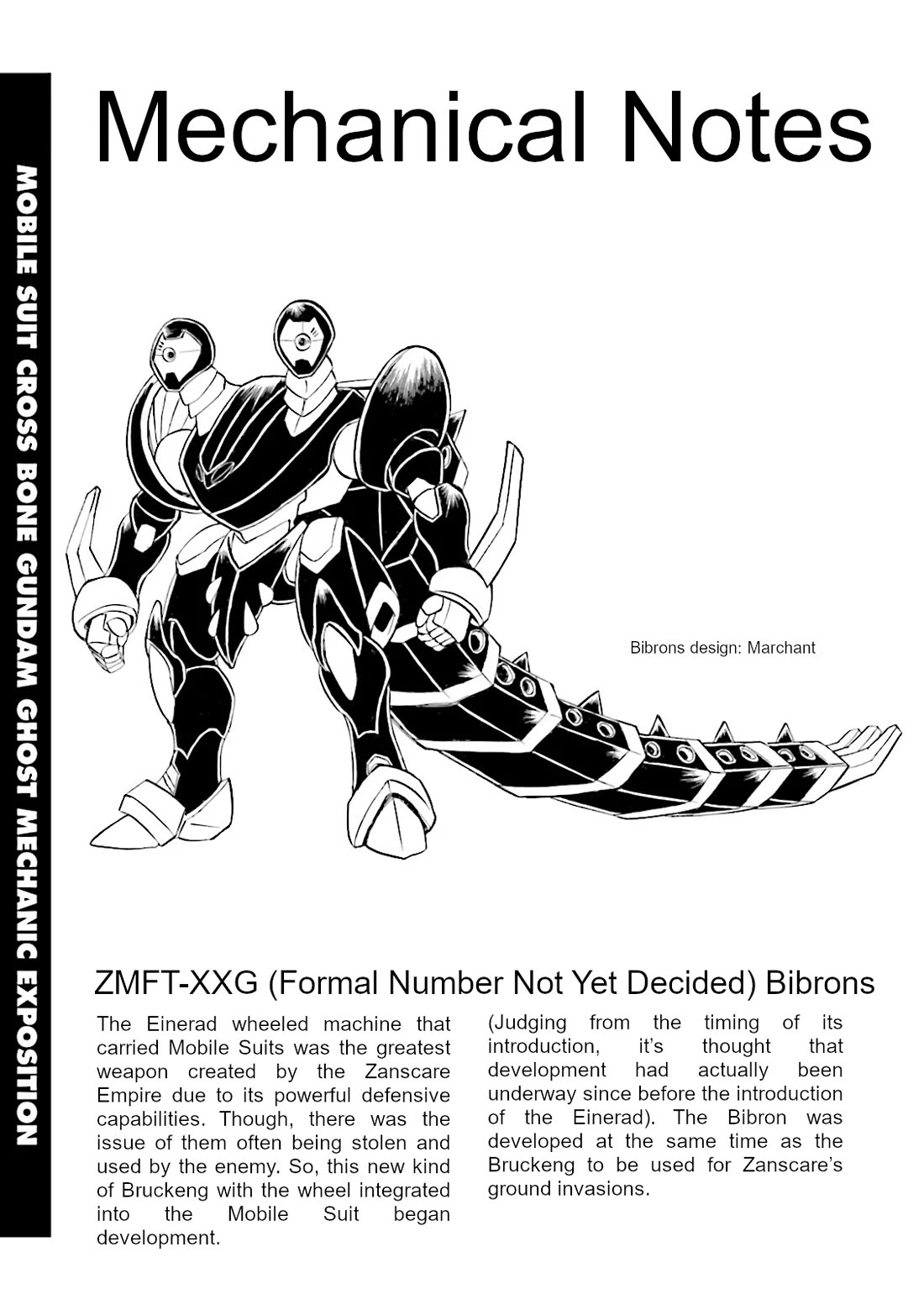 Kidou Senshi Crossbone Gundam Ghost - Chapter 40.5: Volume 9 Mechanical Notes