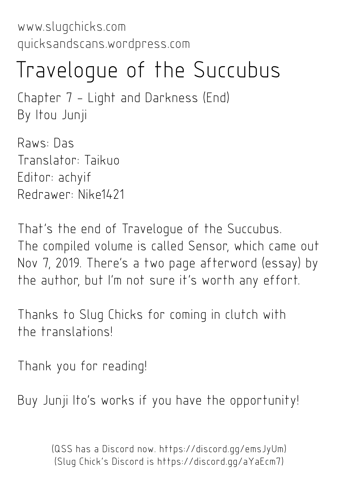 Travelogue Of The Succubus - Vol.1 Chapter 7: Light And Darkness