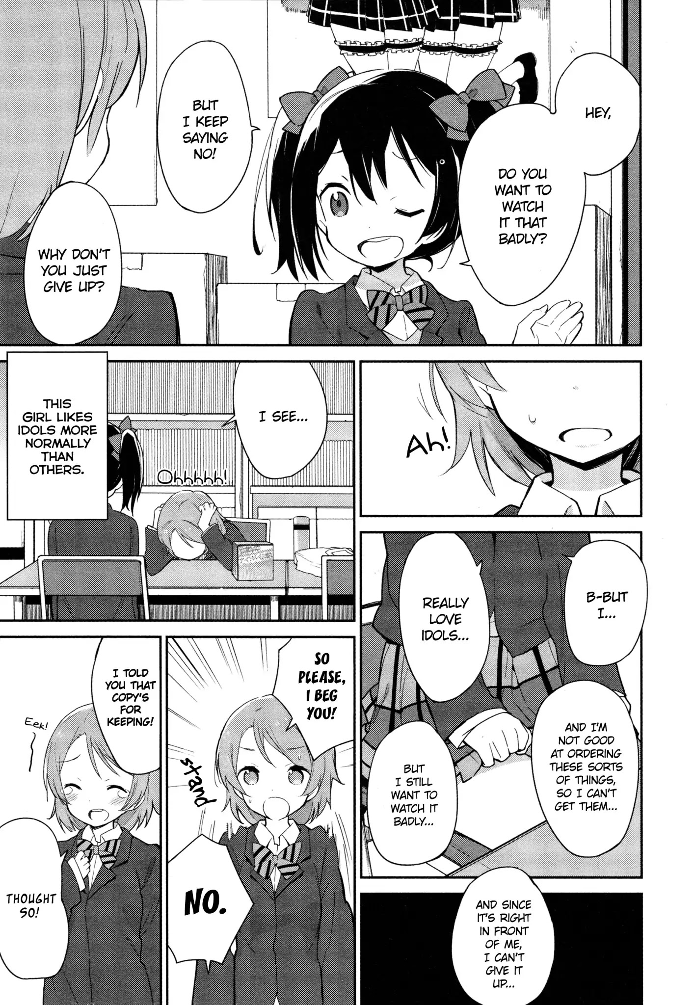 Love Live! Comic Anthology Μ's Precious Days - Chapter 3: Den Den Den (Yamane Masato)