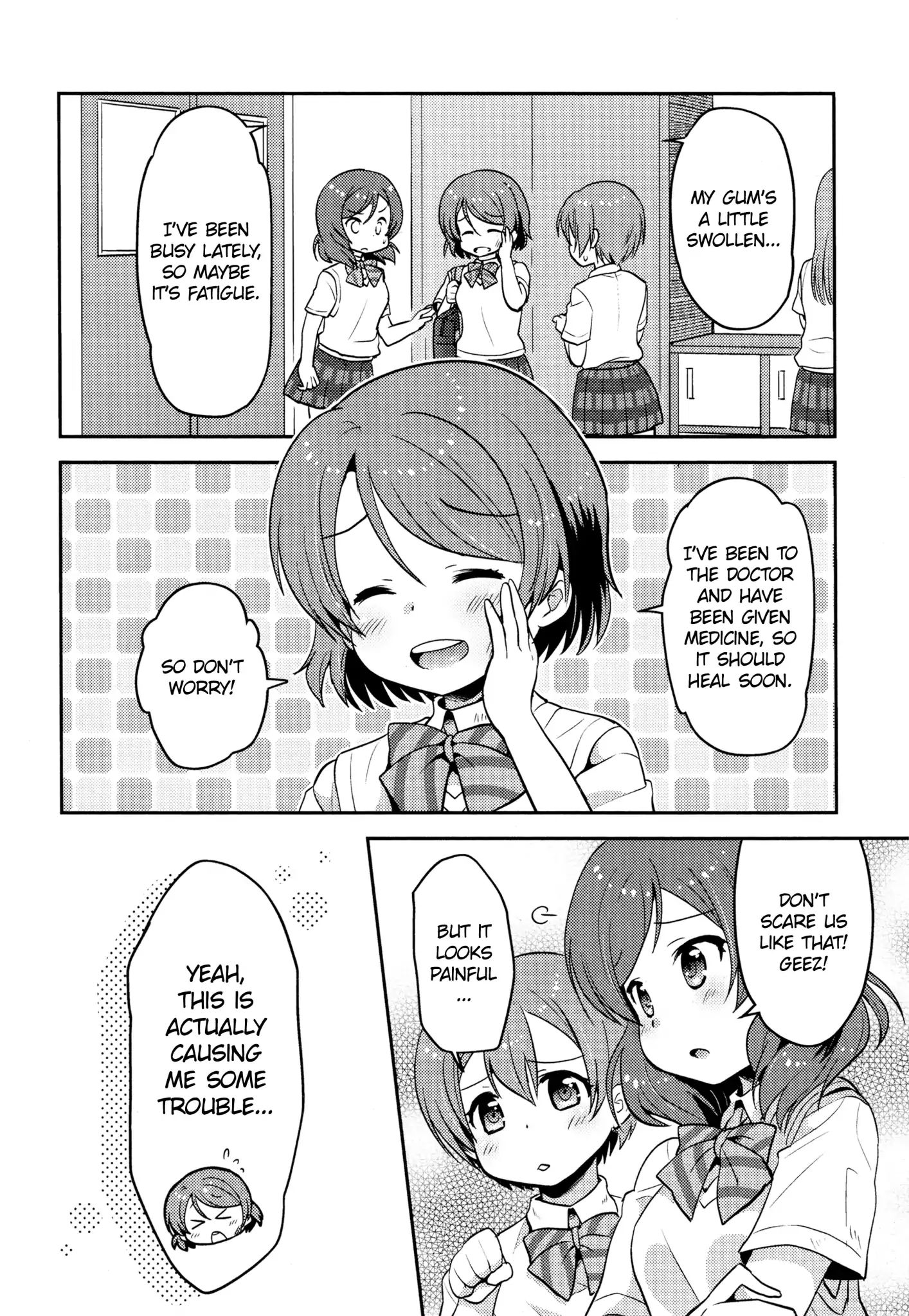 Love Live! Comic Anthology Μ's Precious Days - Chapter:  I Want To Eat ☆ White Rice. (Hinata Nonoka)