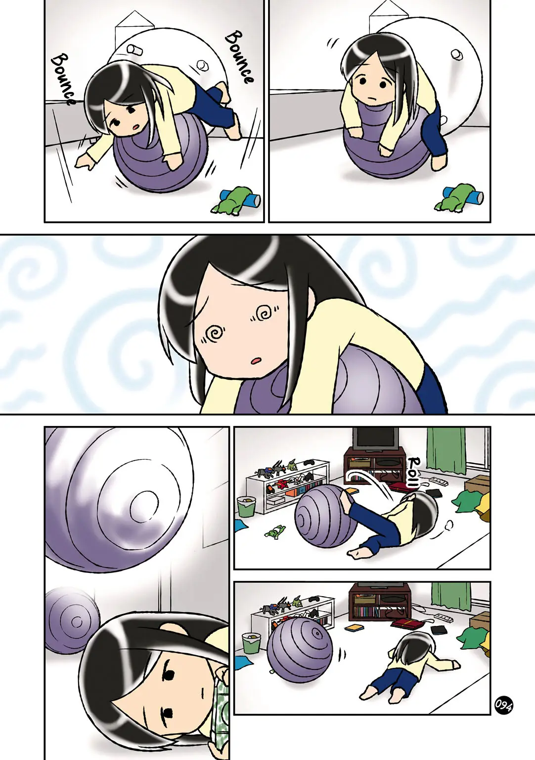 Hitorigurashi No Ol Wo Egakimashita - Vol.1 Chapter 23: Day 23 Office Lady Who Lives Alone Purchased A Balance Ball.