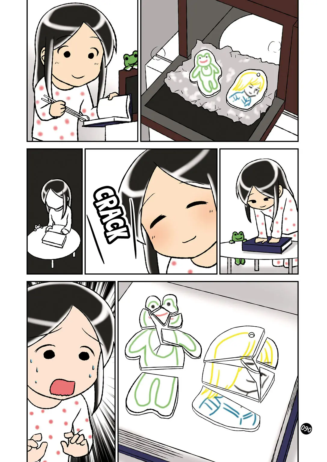 Hitorigurashi No Ol Wo Egakimashita - Vol.1 Chapter 22: Day 22 Office Lady Who Lives Alone Playing With “Shrinky” Plastic Sheet In The Dead Of Night.