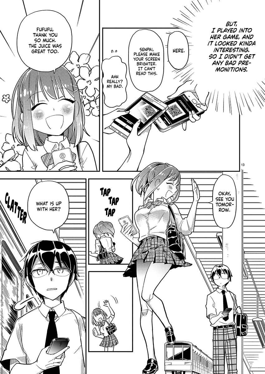 Watashi No Shiranai Senpai No 100 Ko No Koto - Chapter 1: What's Your Line Account, Senpai?