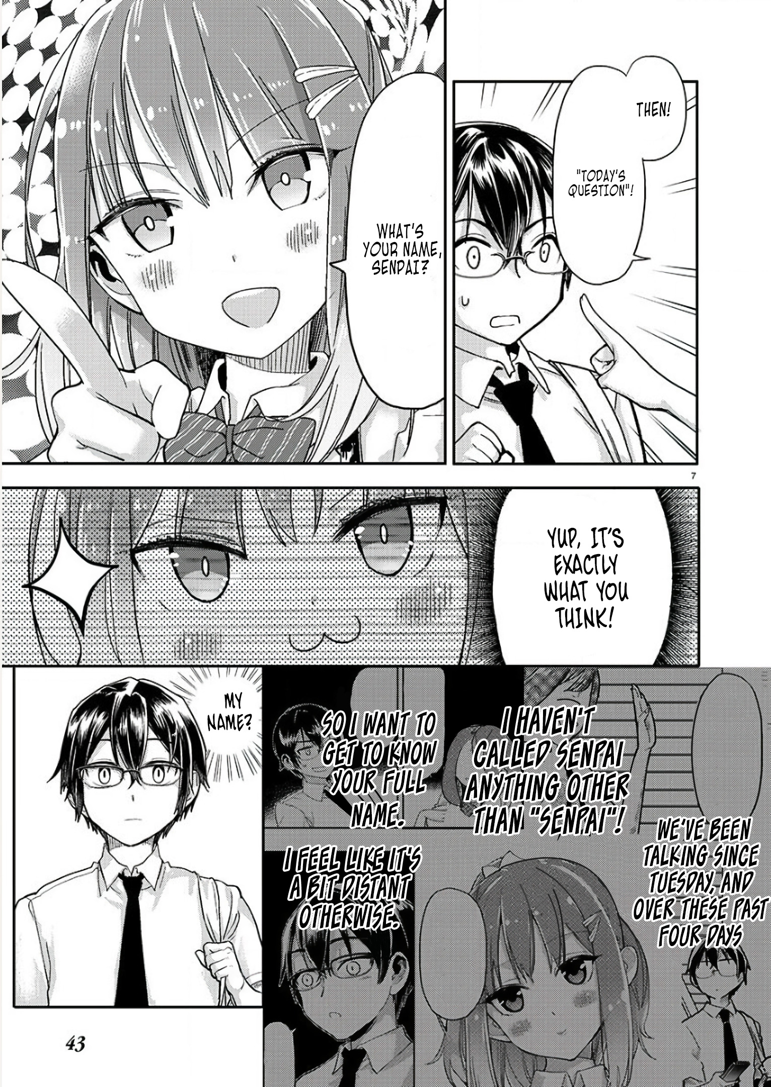 Watashi No Shiranai Senpai No 100 Ko No Koto - Chapter 4: What's Your Name Senpai?