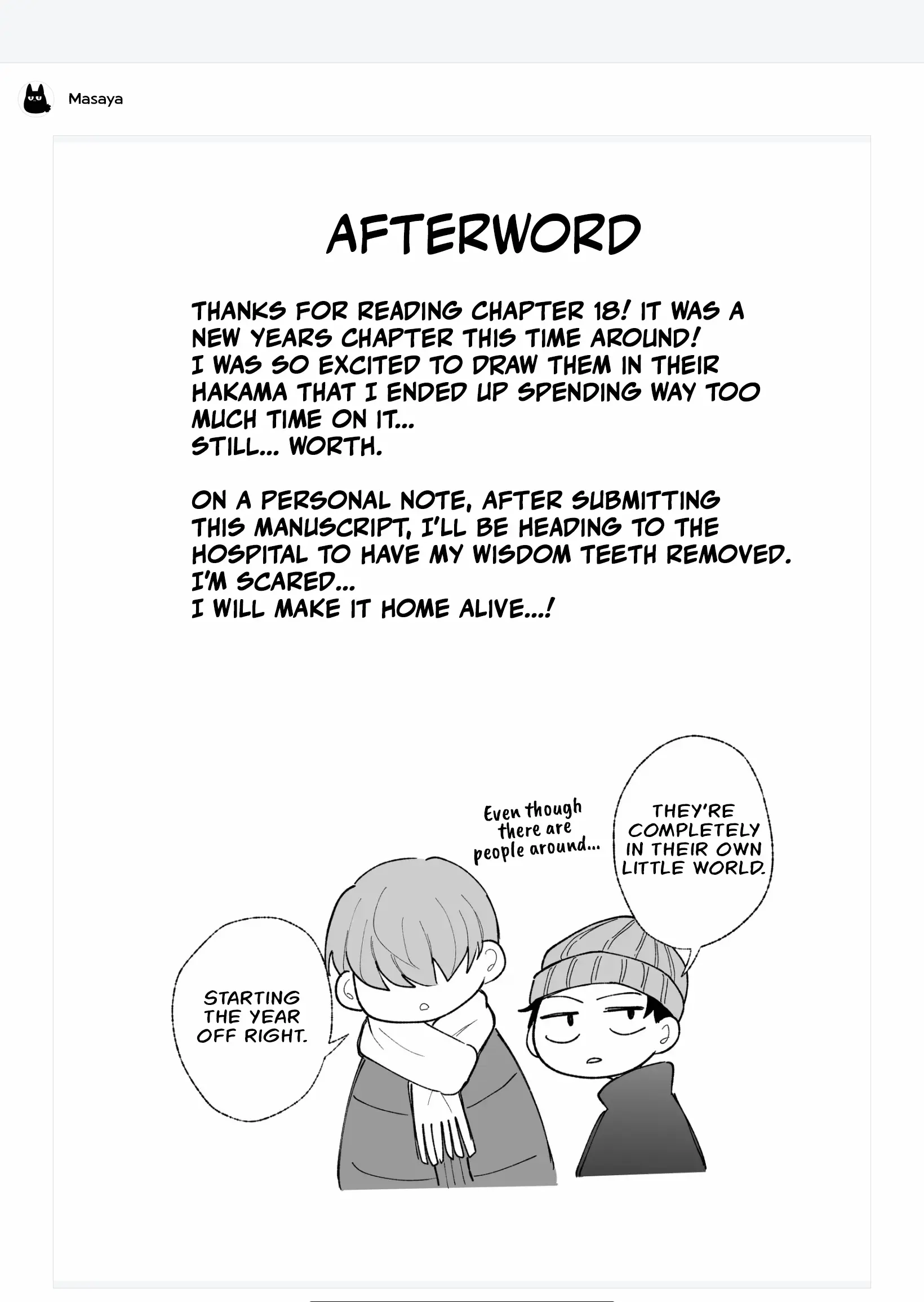 A Cool Girl And A 12Cm Promise - Chapter 18: Fortunes