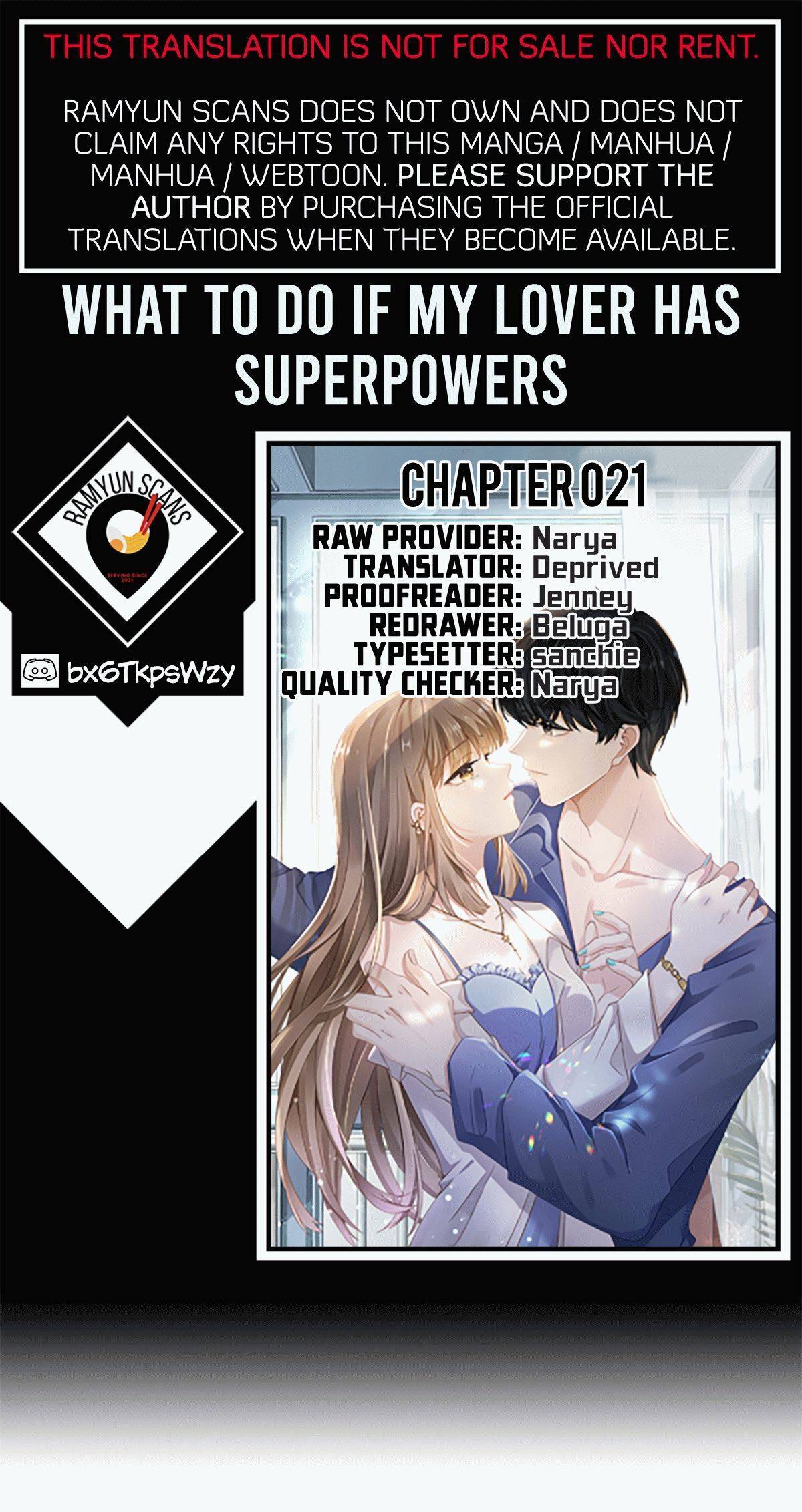 What To Do If My Lover Has Superpowers - Chapter 21