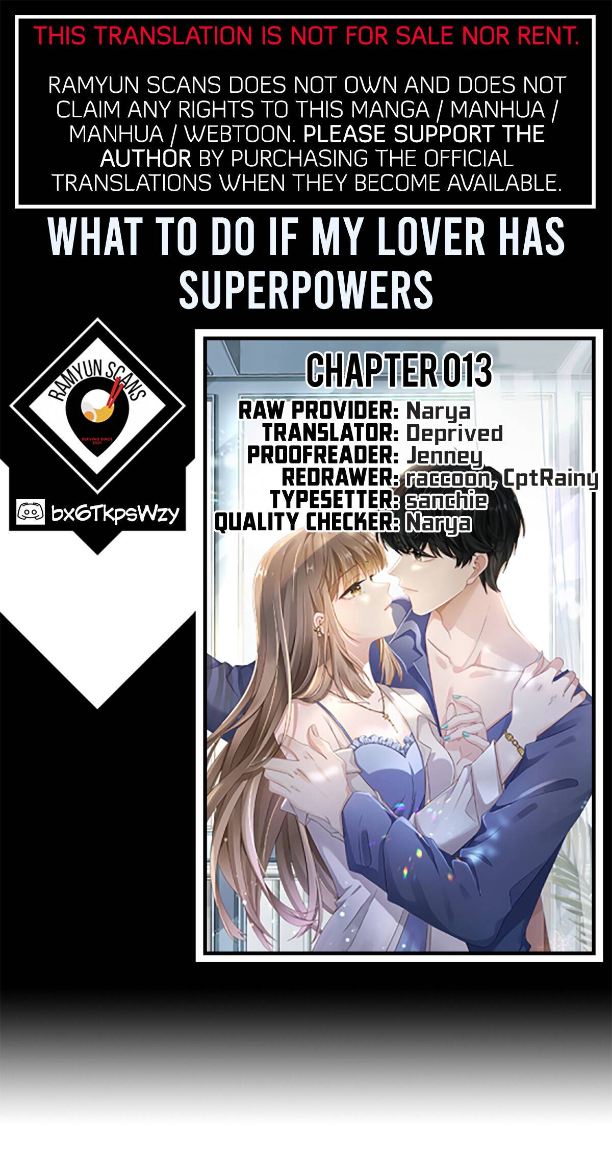 What To Do If My Lover Has Superpowers - Chapter 13