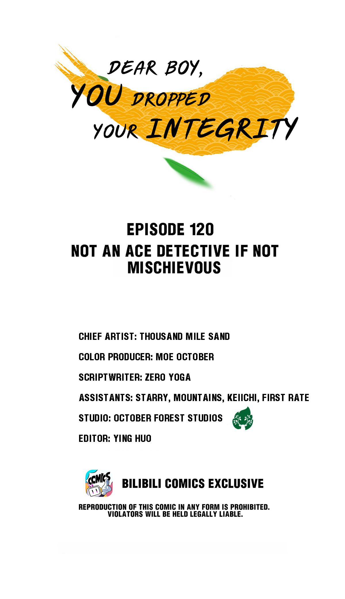 Dear Boy, You Dropped Your Integrity - Chapter 135: Not An Ace Detective If Not Mischievous