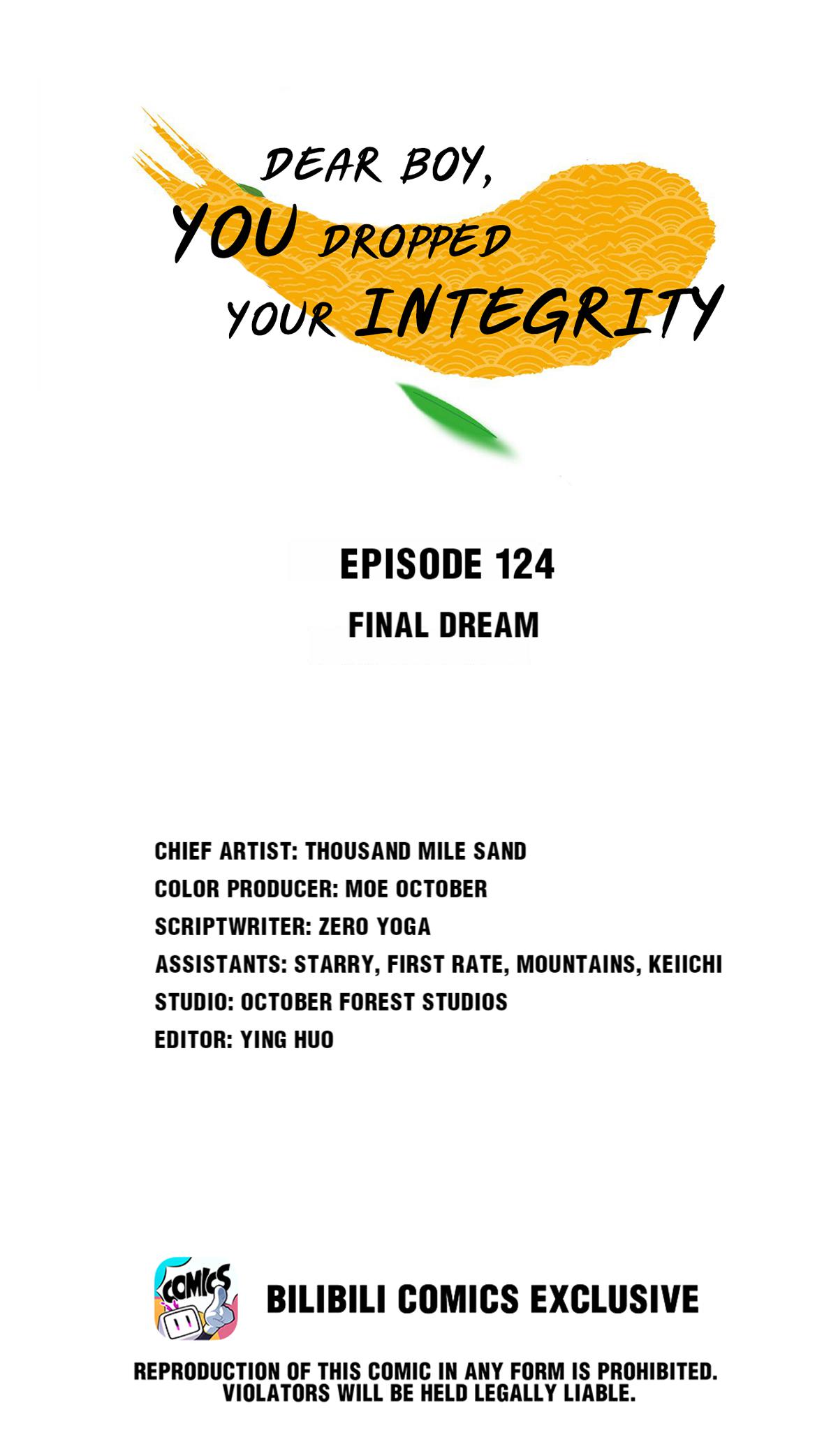 Dear Boy, You Dropped Your Integrity - Chapter 139: Final Dream