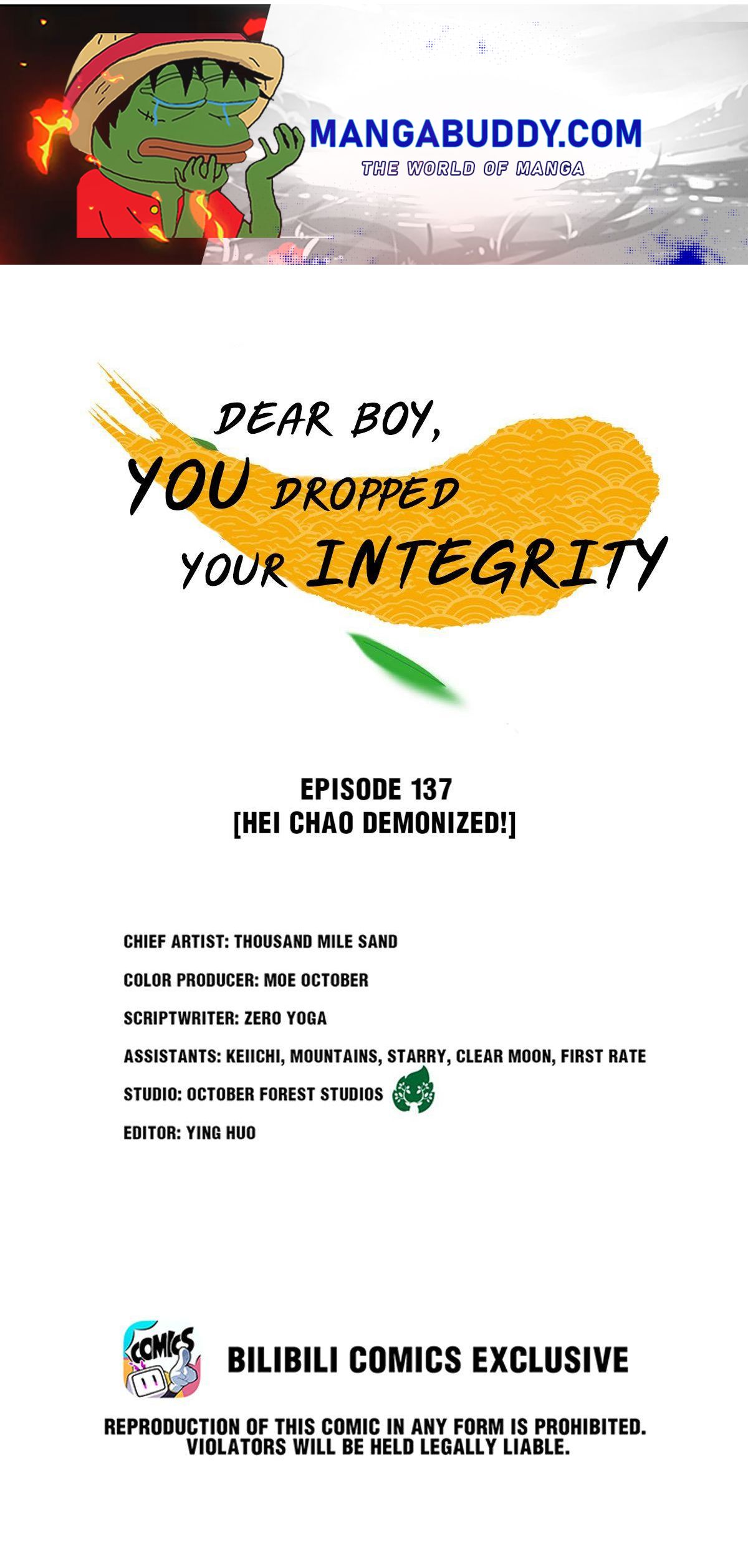 Dear Boy, You Dropped Your Integrity - Chapter 155