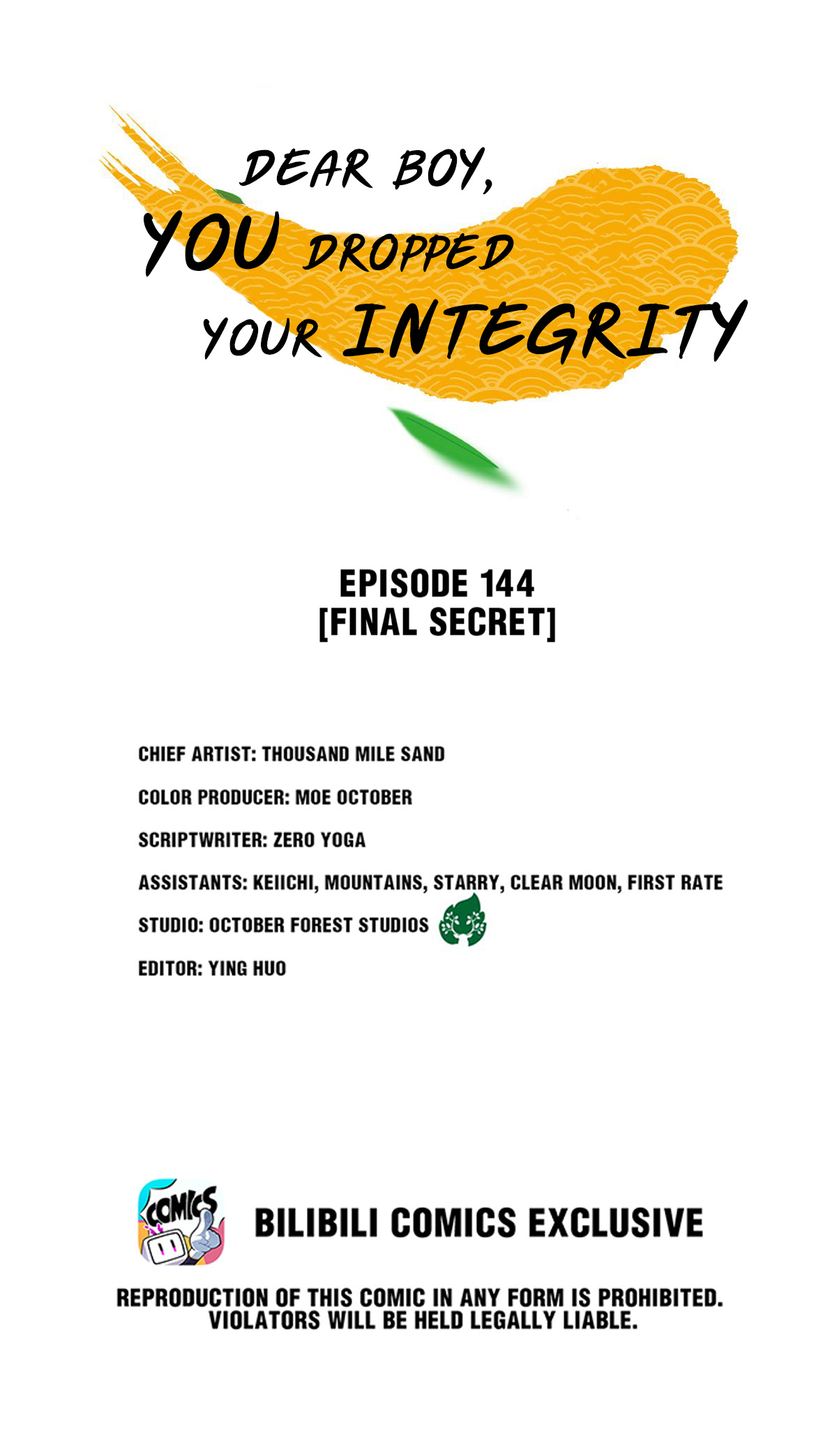 Dear Boy, You Dropped Your Integrity - Chapter 162: The Final Secret